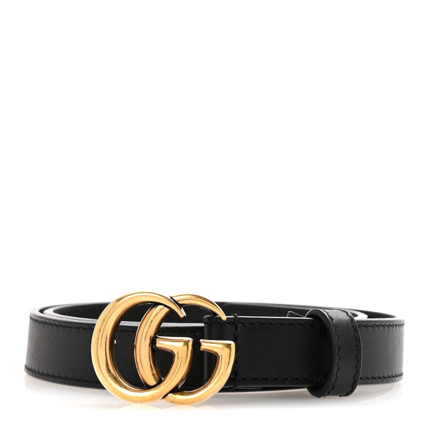 Calfskin Double G 20mm Belt 70 28 Black