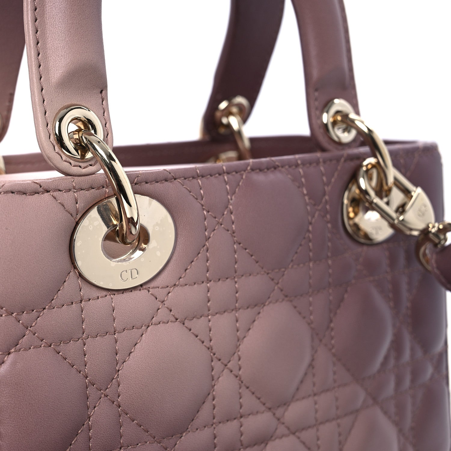 Christian Dior Lambskin Cannage Gradient Small My ABCDior Lady Dior 11 of 11