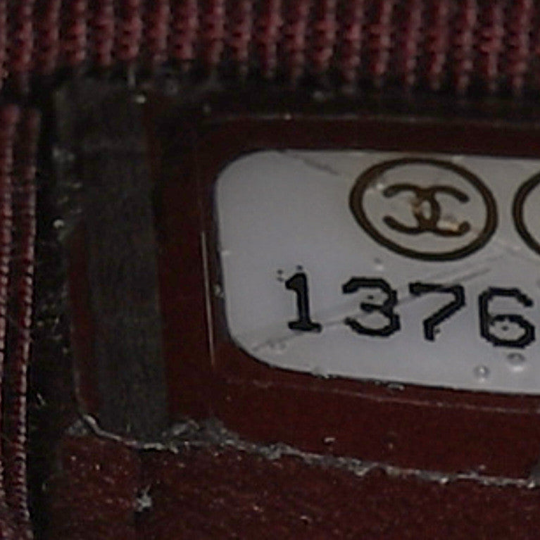 Lambskin Quilted Wallet On Chain WOC Black