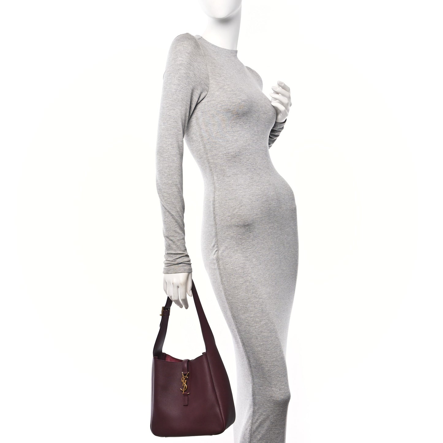 Smooth Calfskin Small Le 5 A 7 Soft Hobo Rouge Legion