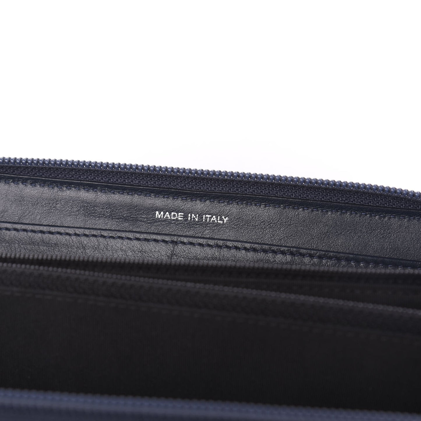 Caviar Large CC Timeless Zip Around Wallet Blue