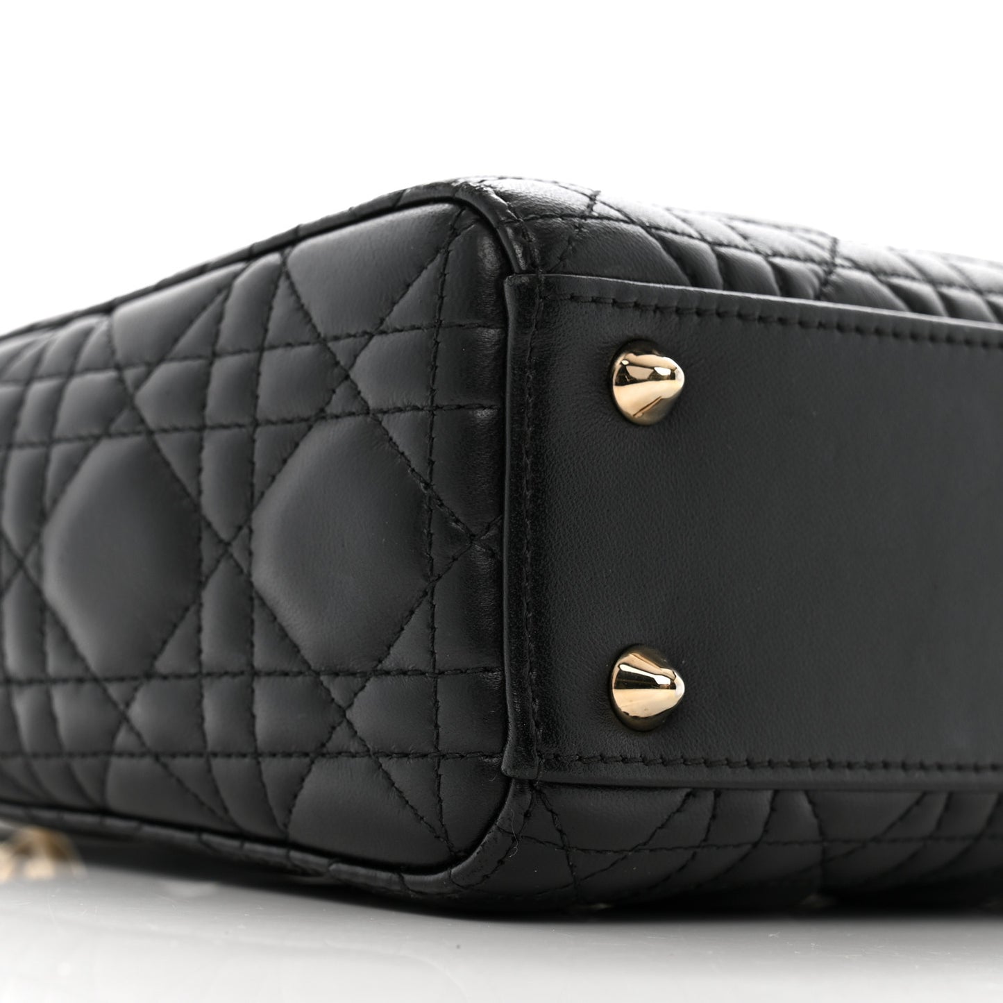 Lambskin Cannage Small My ABCDior Lady Dior Black