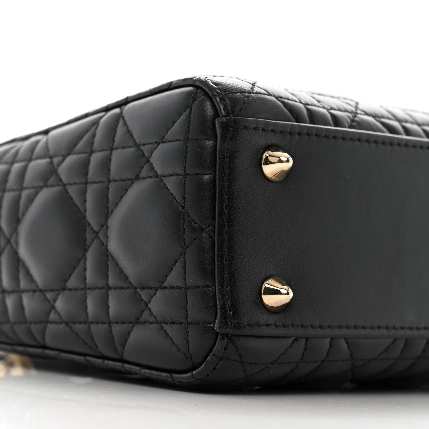 Christian Dior Lambskin Cannage Small My ABCDior Lady Dior Black 9 of 13