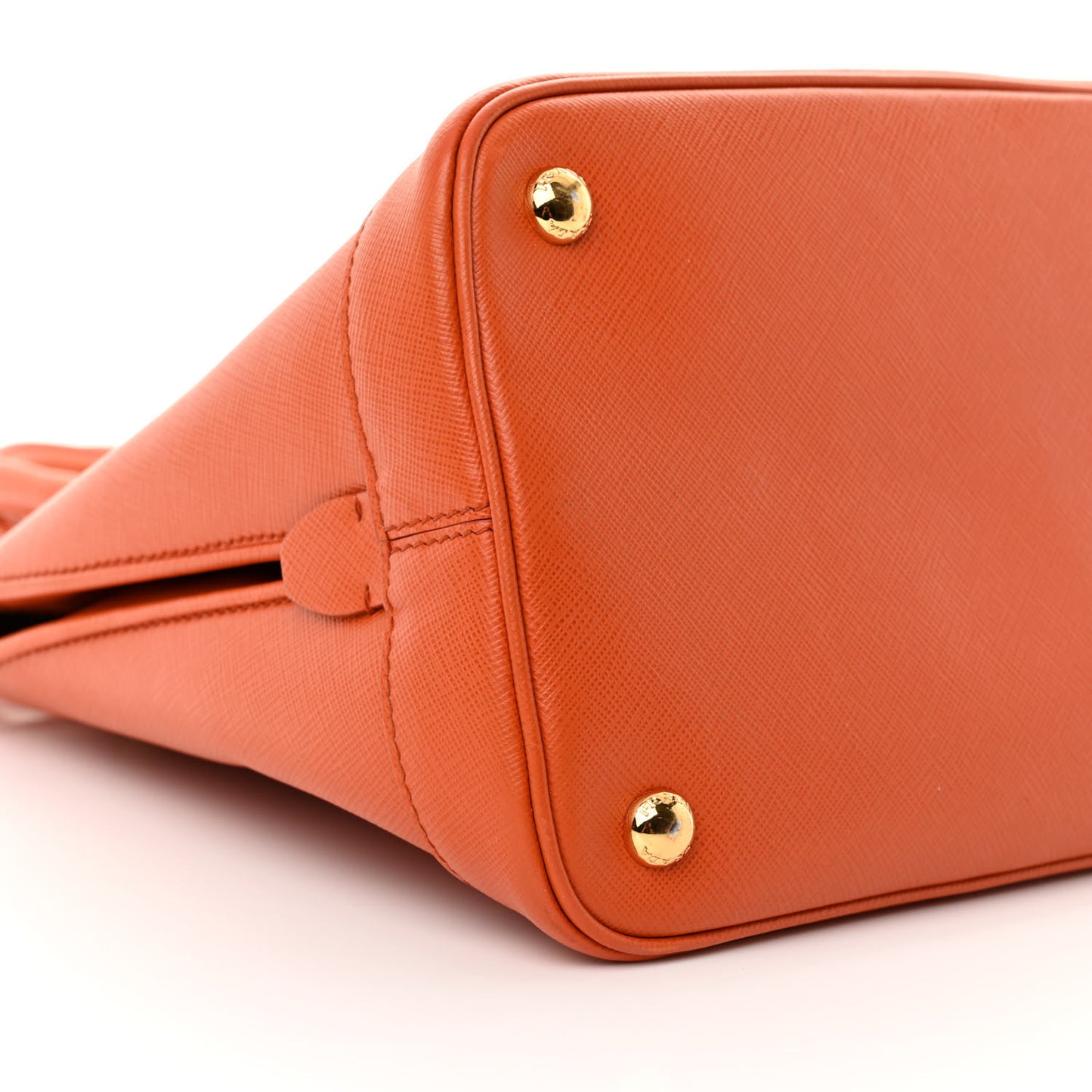 Saffiano Lux Open Medium Promenade Tote Papaya