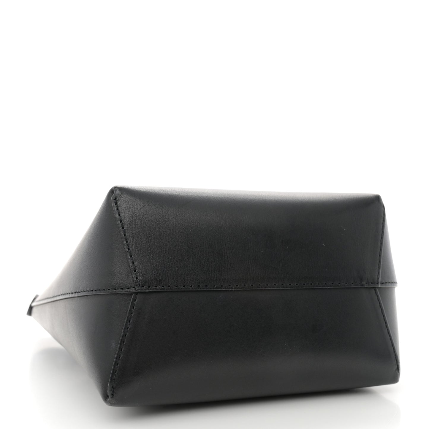 Calfskin Mini Bucket Bag Black Ballerina