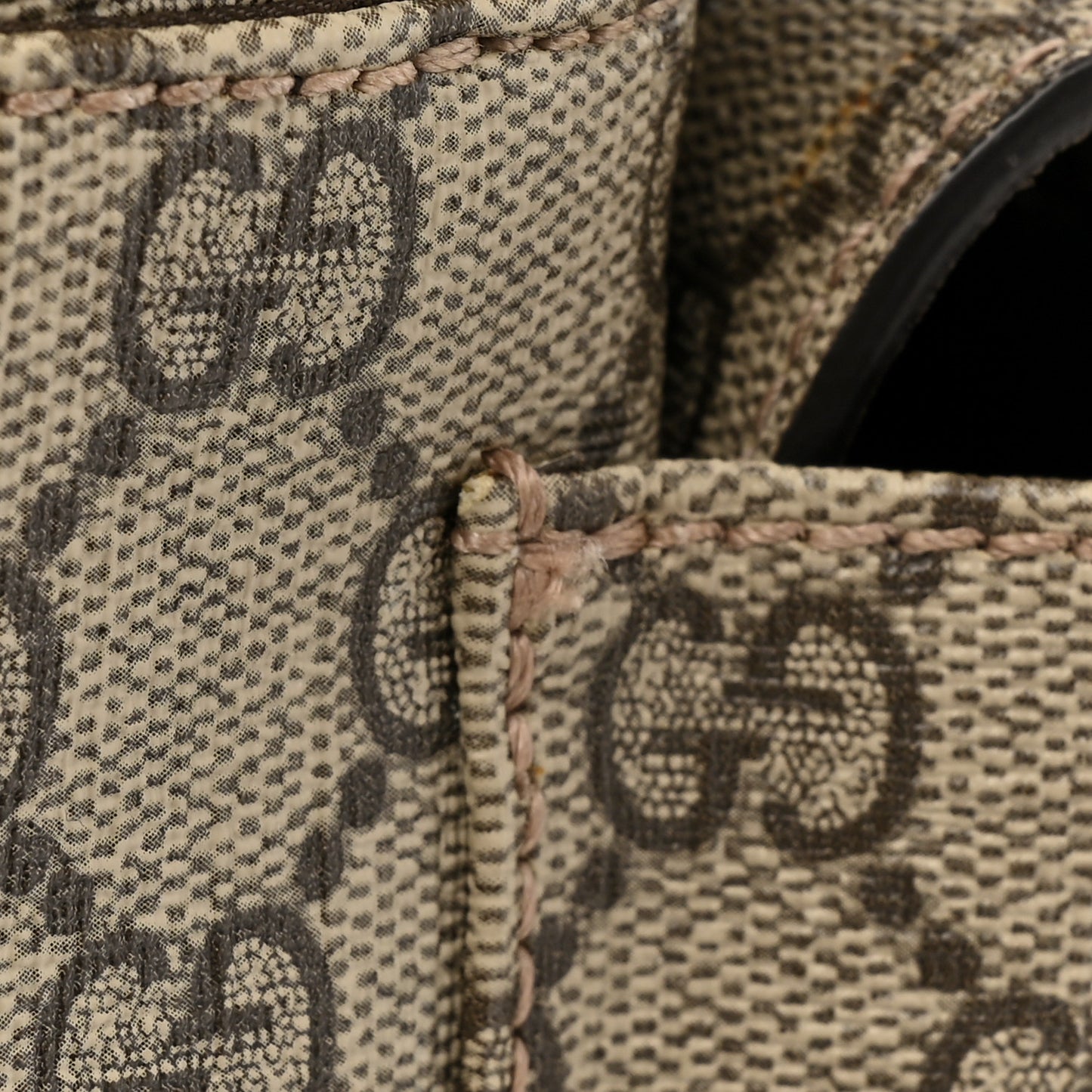 GG Plus Monogram Messenger Diaper Bag Dark Brown