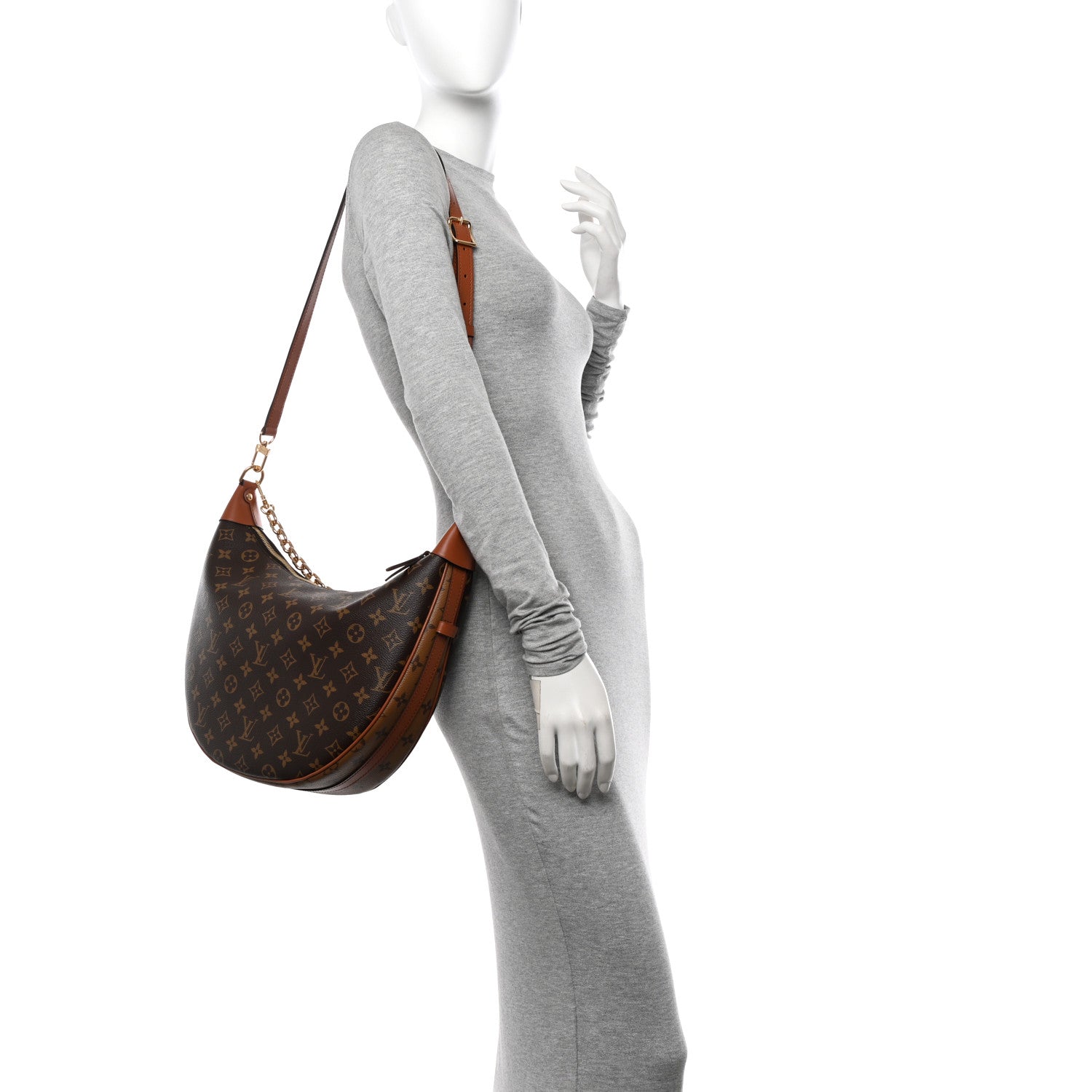 Louis Vuitton Reverse Monogram Loop Hobo 2 of 10