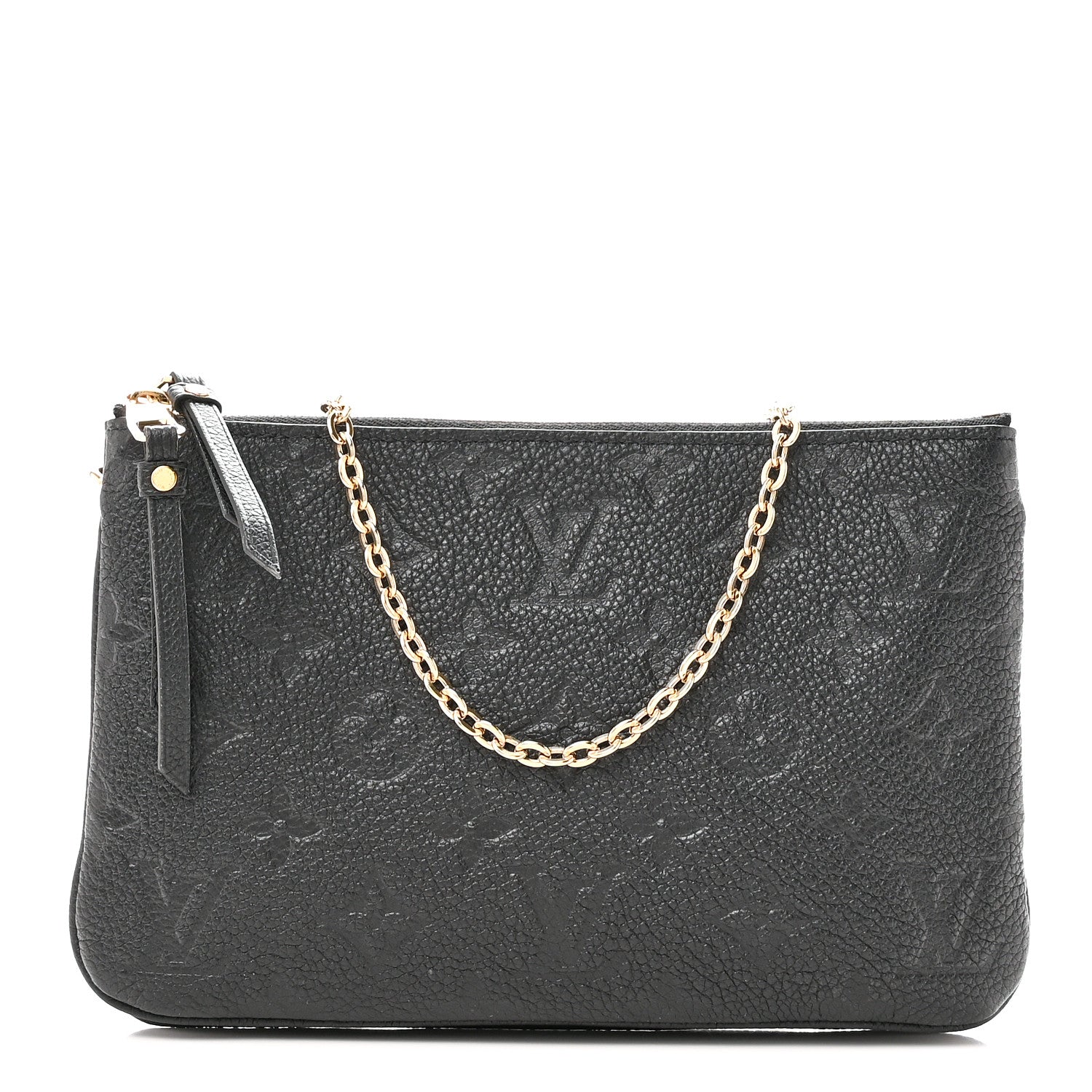 Louis Vuitton Empreinte Double Zip Pochette Black 1913569