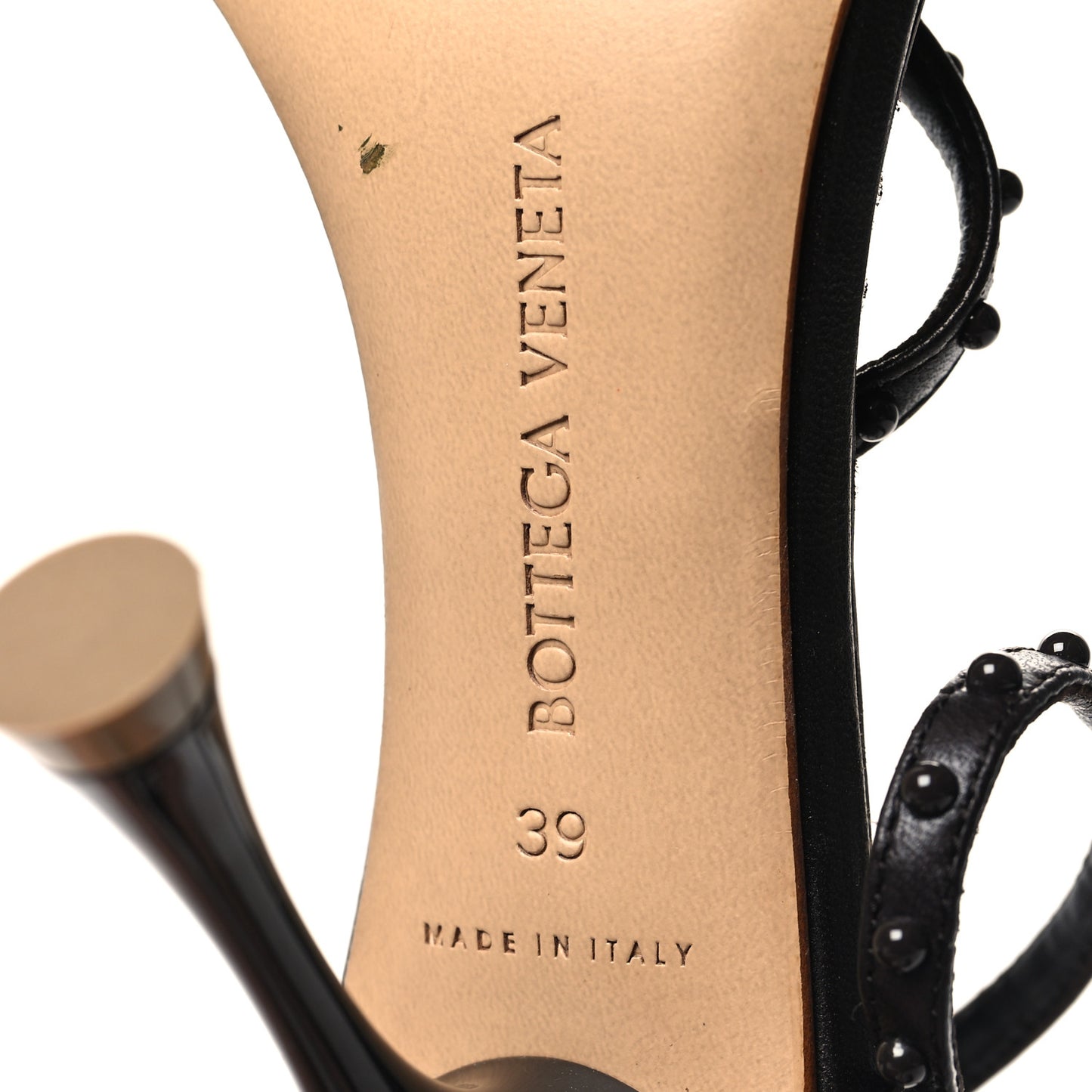 Nappa Lagoon Bubble 100mm Sandals 39 Fondant