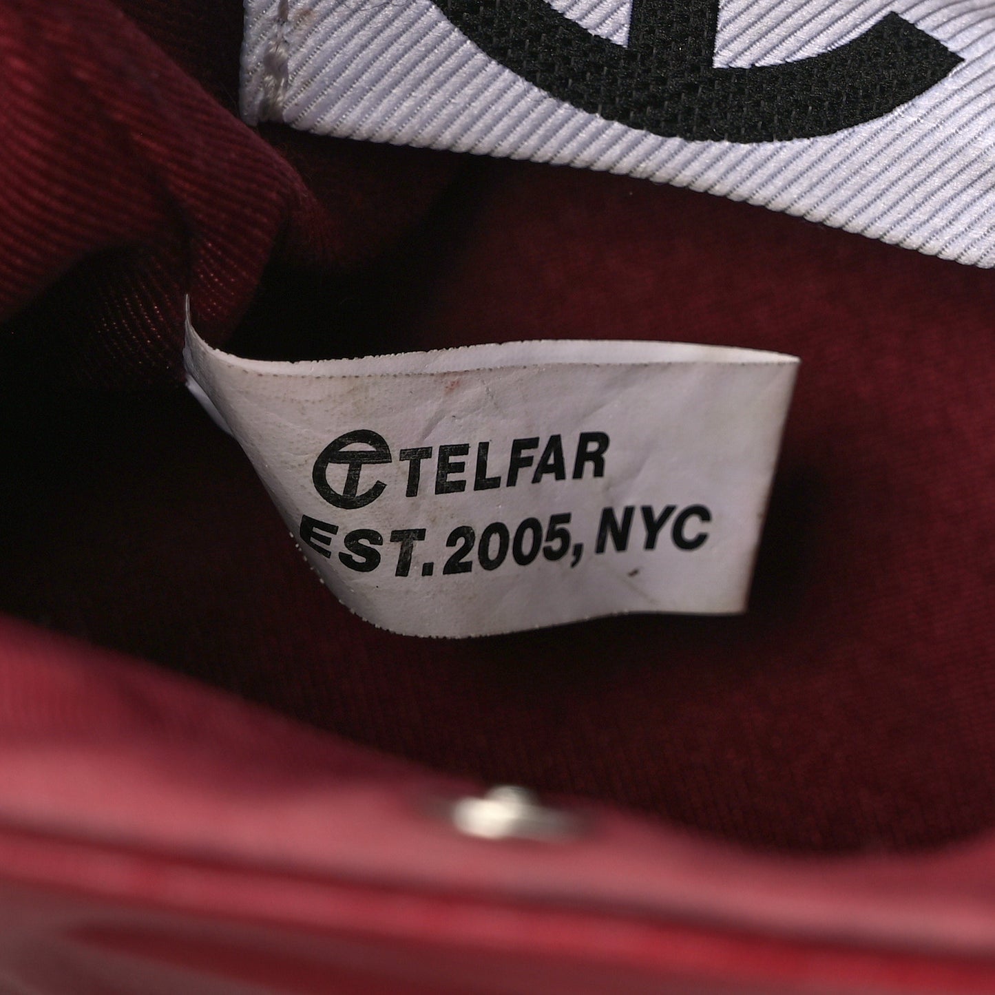 Vegan Leather Small Shopping Bag Oxblood