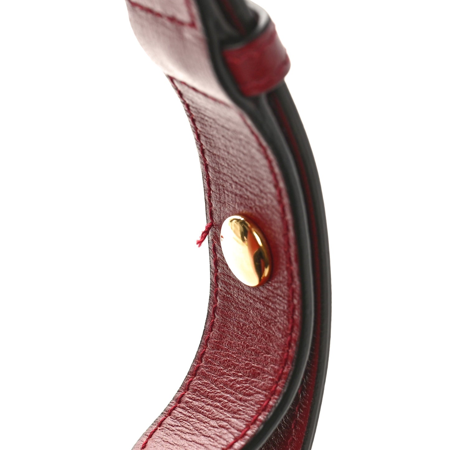 Azalea Calfskin Horsebit 1955 Shoulder Bag New Cherry Red