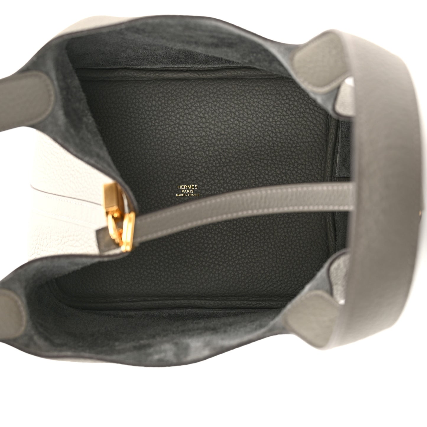 Taurillon Clemence Picotin Lock 22 MM Gris Meyer