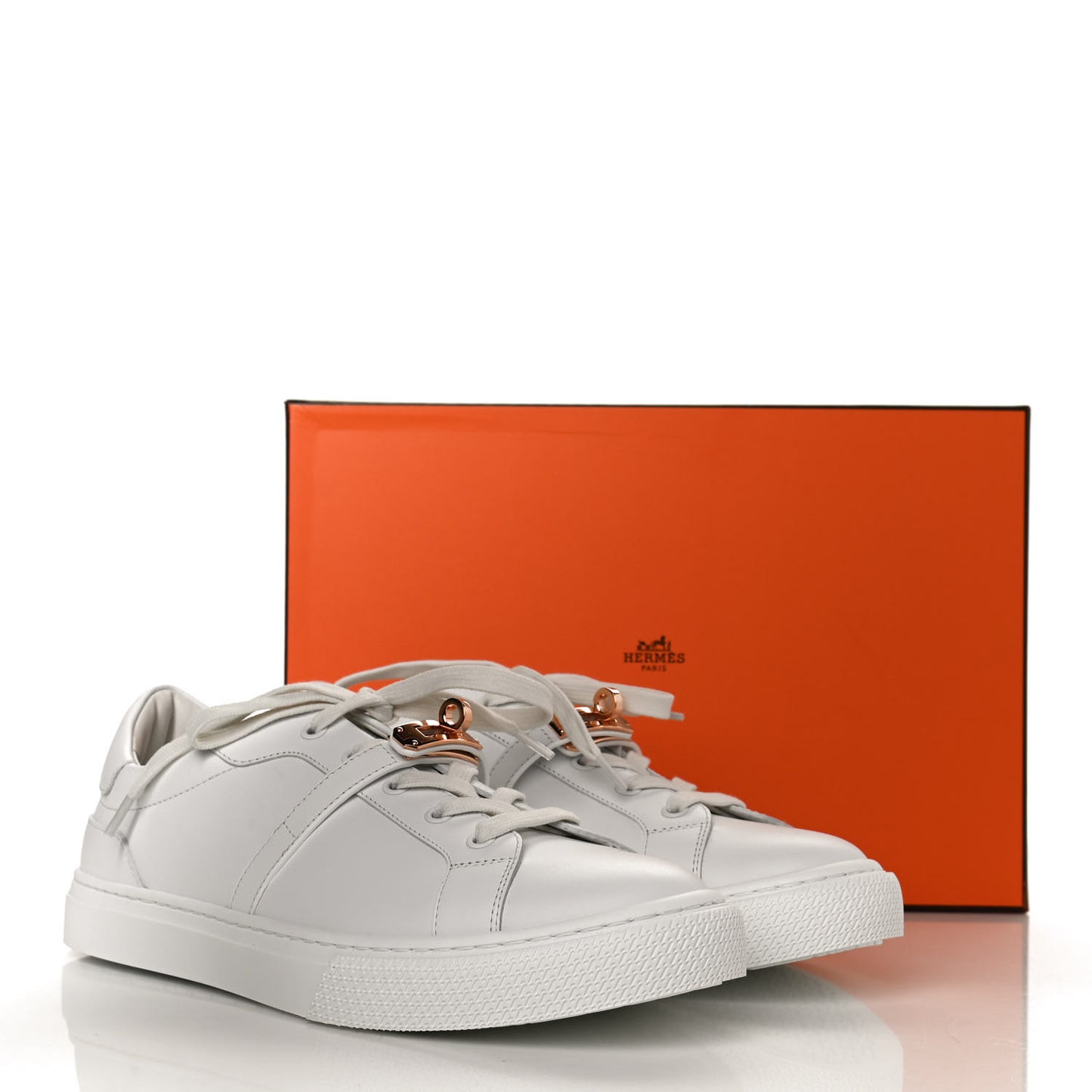 Calfskin Day Sneakers 41 White
