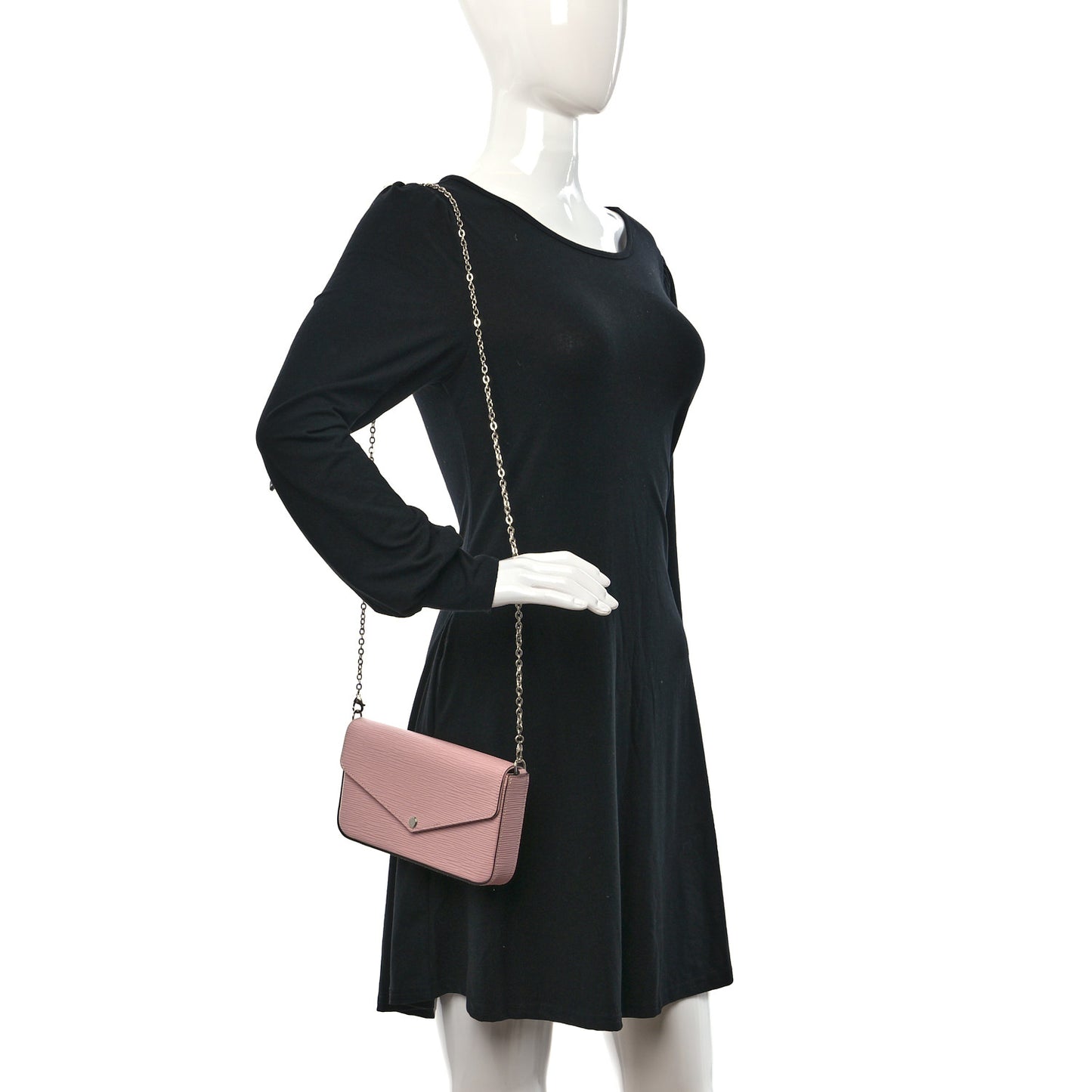 Epi Pochette Felicie Rose Ballerine