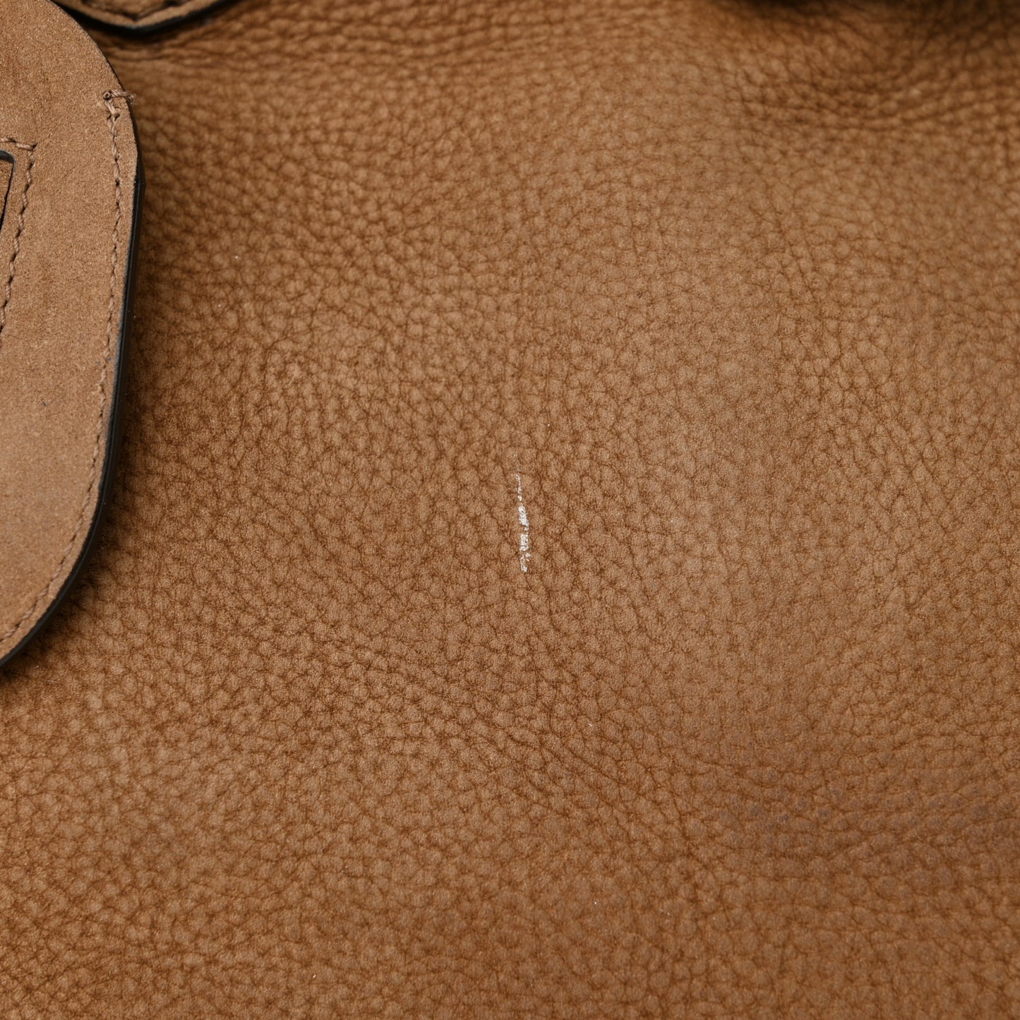 Suede Medium GG Running Tote Brown