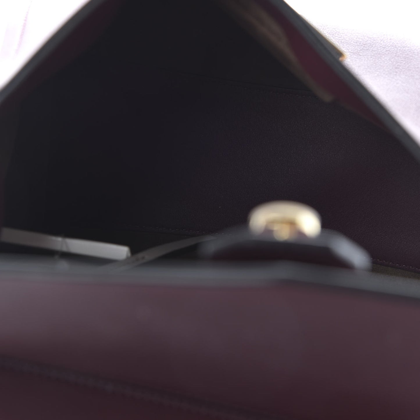 Calfskin Small Mystic Shoulder Bag Aubergine