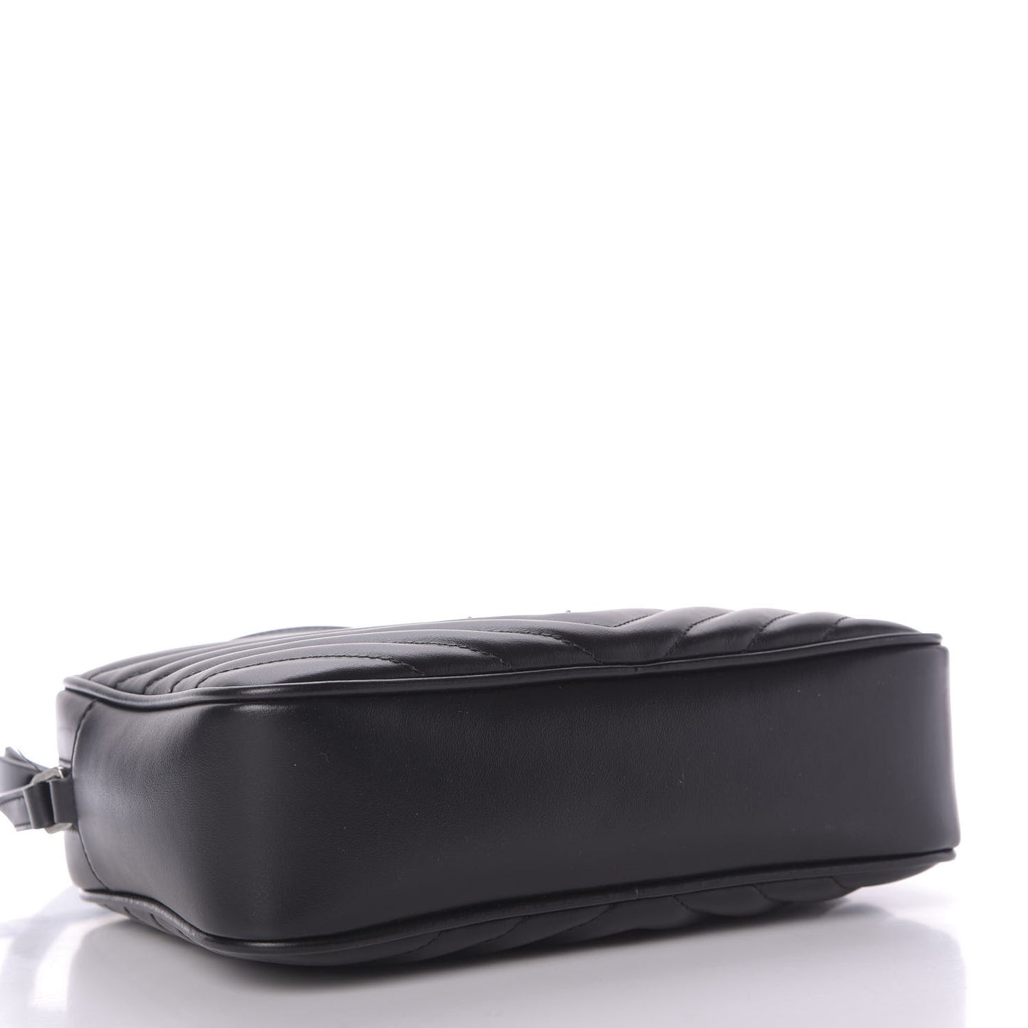 Calfskin Matelasse Monogram Lou Camera Bag Black