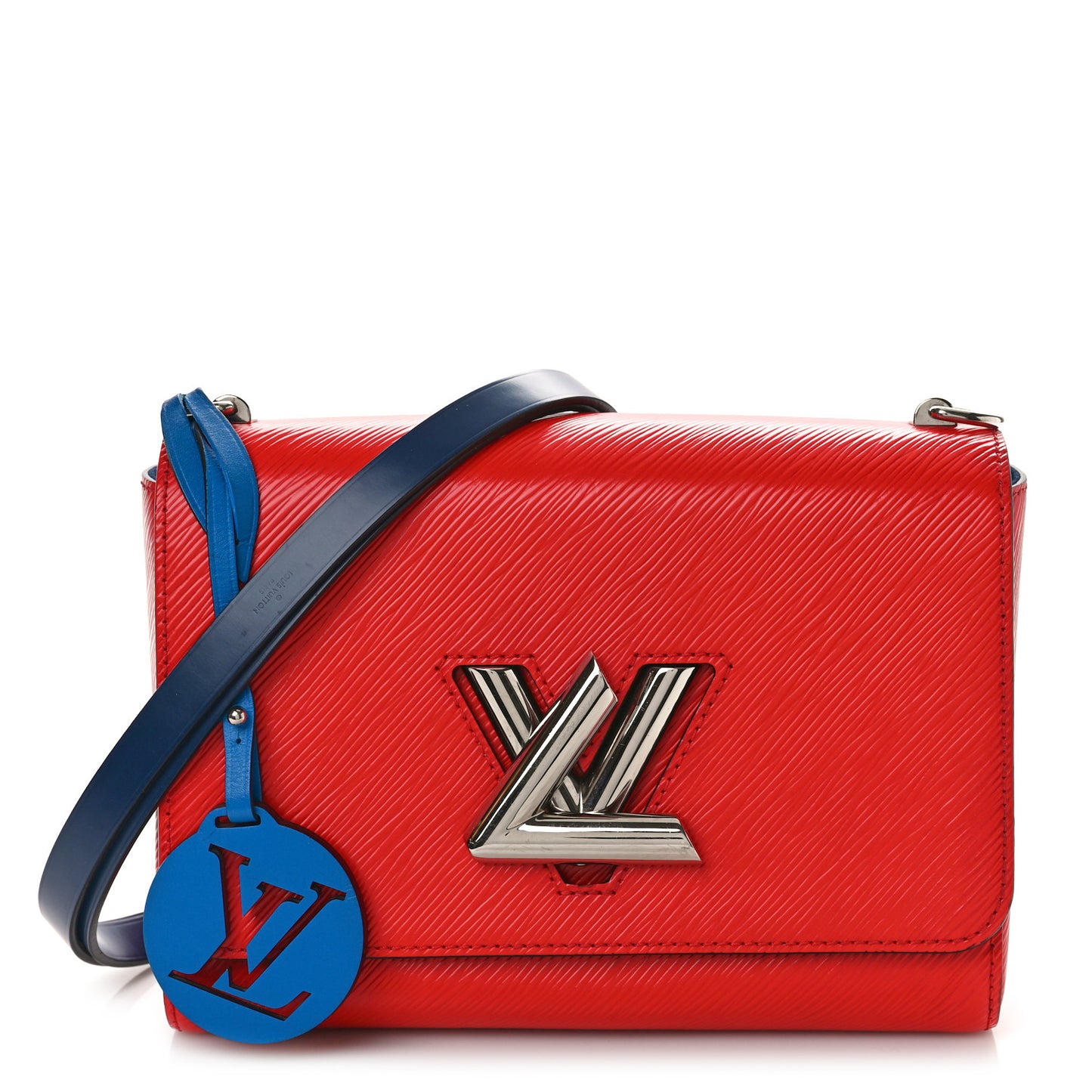 Epi Twist Braided Strap Shoulder Bag PM Coquelicot