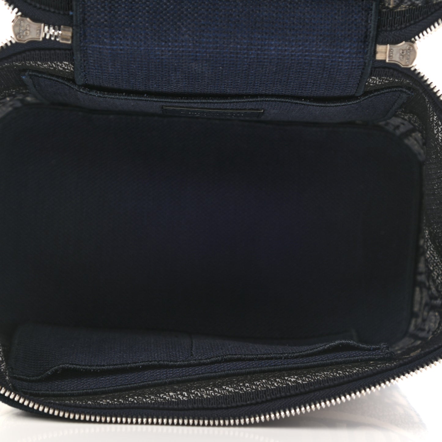 Oblique Diortravel Vanity Case Blue