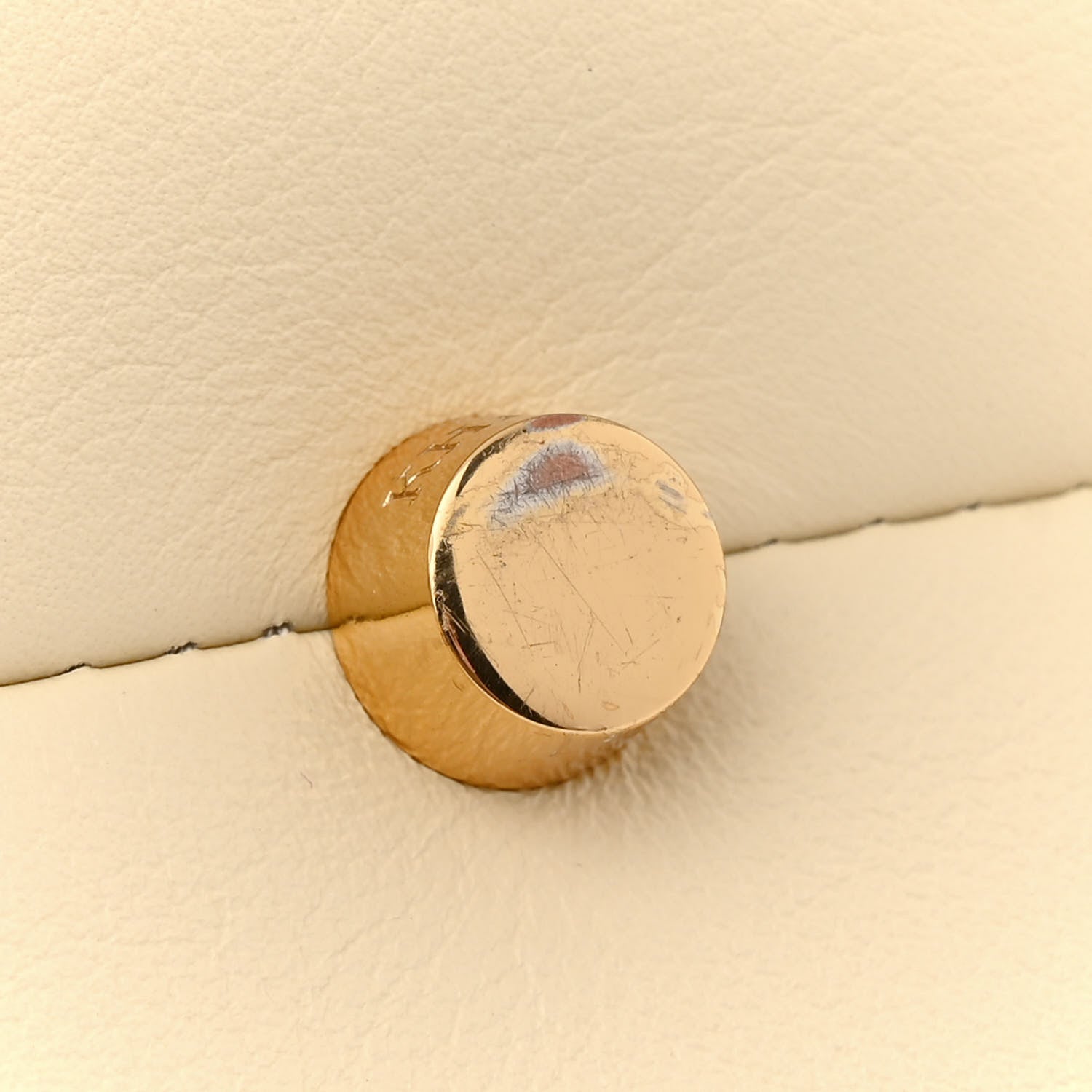 Khaite Calfskin Banded Florence Tote Cream 15 of 19