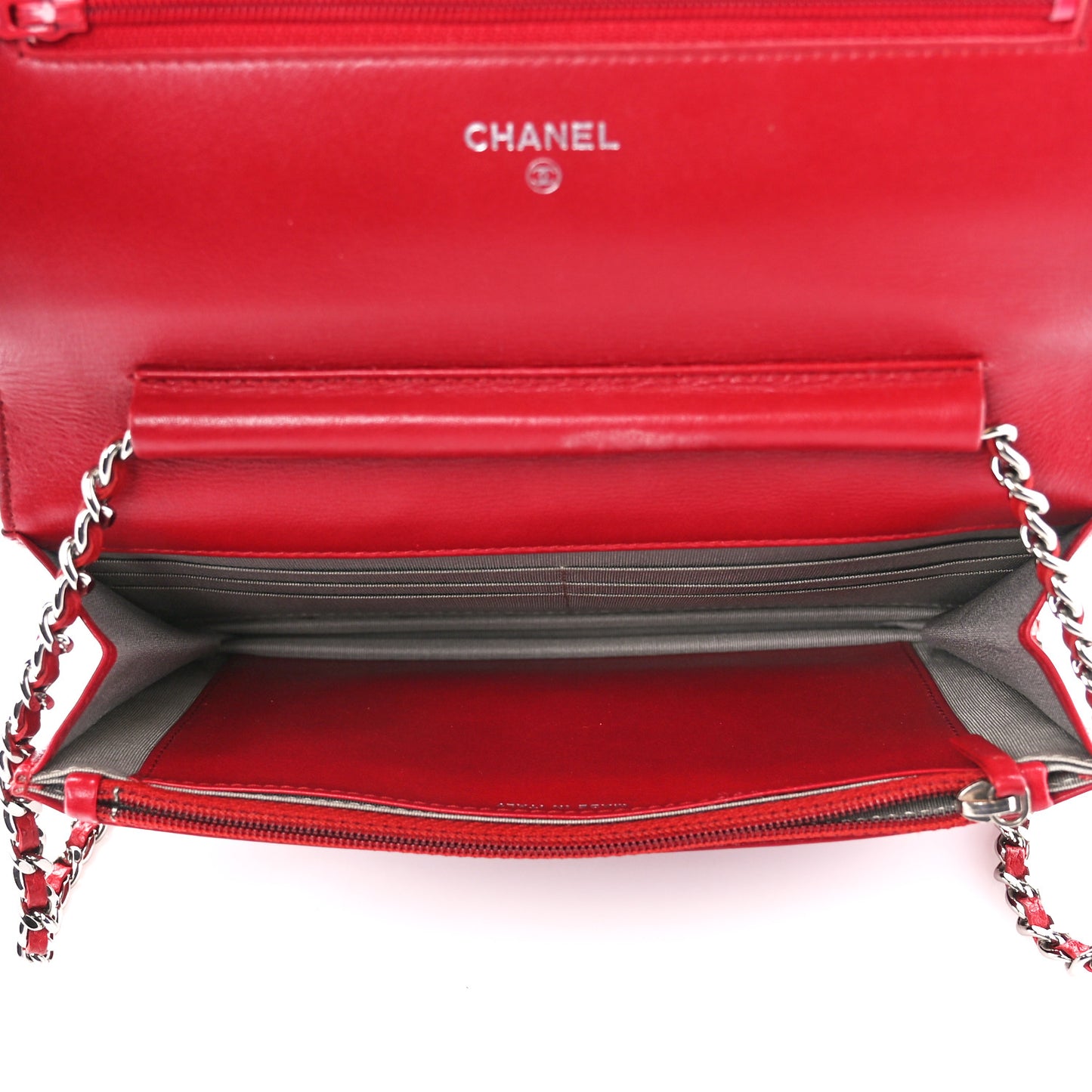 Caviar Timeless CC Wallet on Chain WOC Red