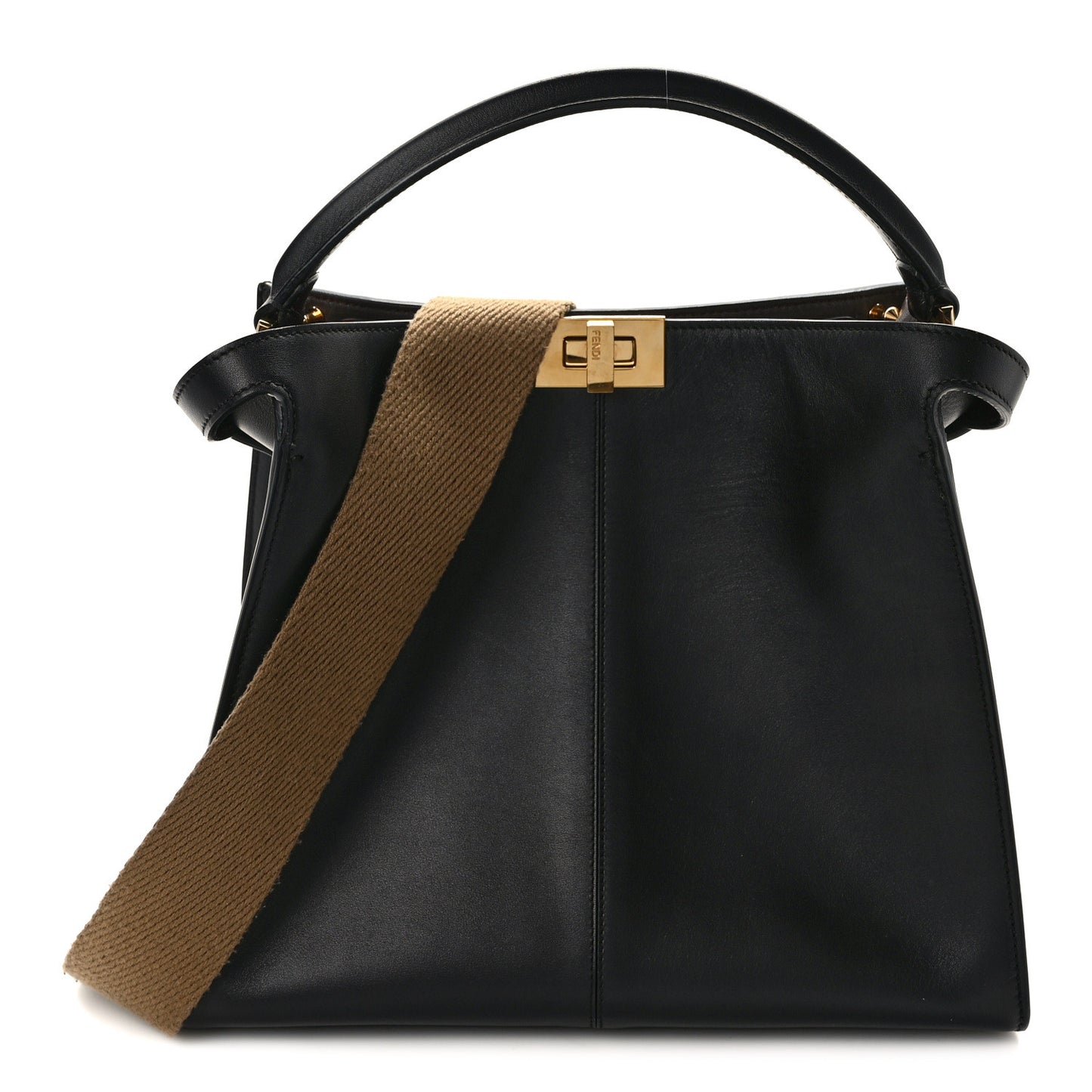 Vitello Seta Century Medium Peekaboo X-Lite Black Fragola