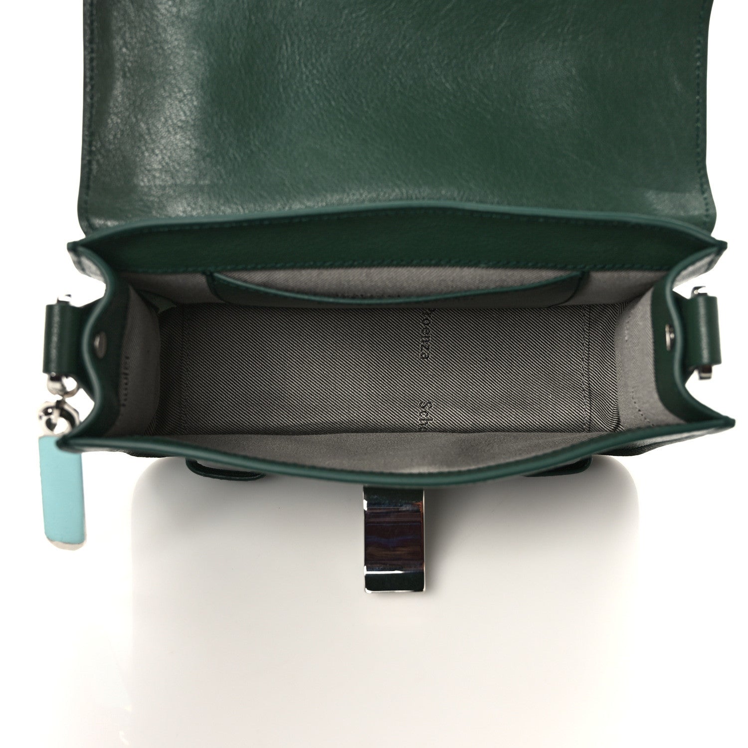 Proenza Schouler Lambskin PS1 Mini Crossbody Bag Dark Teal 5 of 8