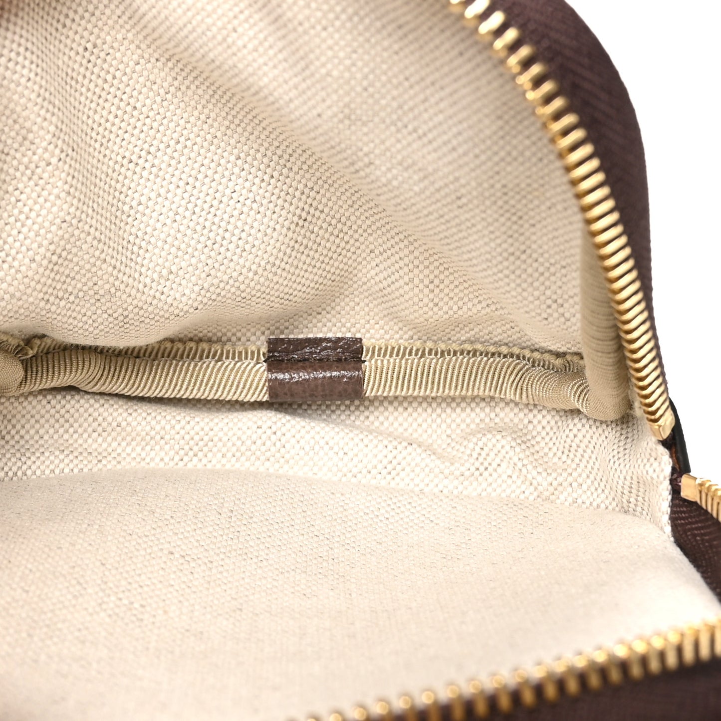 Monogram Jumbo GG Textured Dollar Calfskin Web Shoulder Bag Camel Ebony New Acero