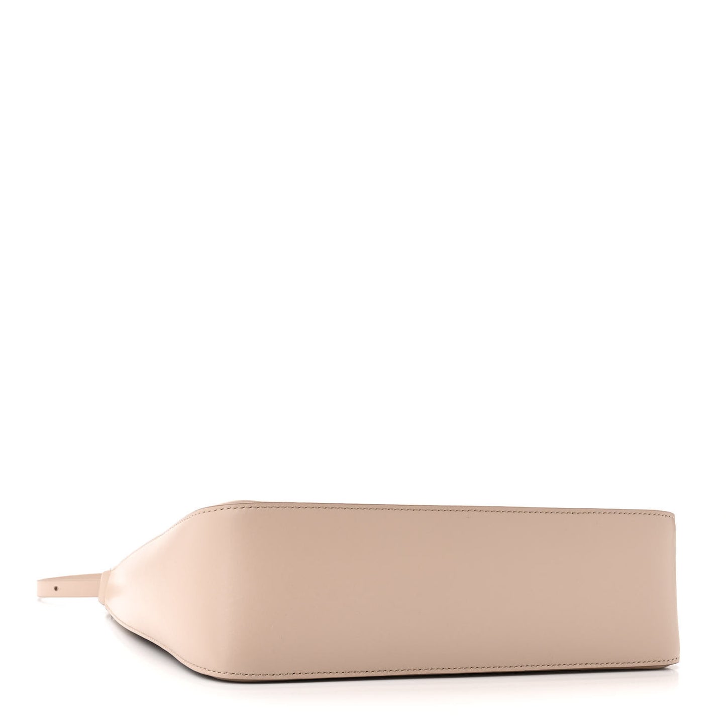 Smooth Calfskin Small Moon Cut Out Shoulder Bag Dune