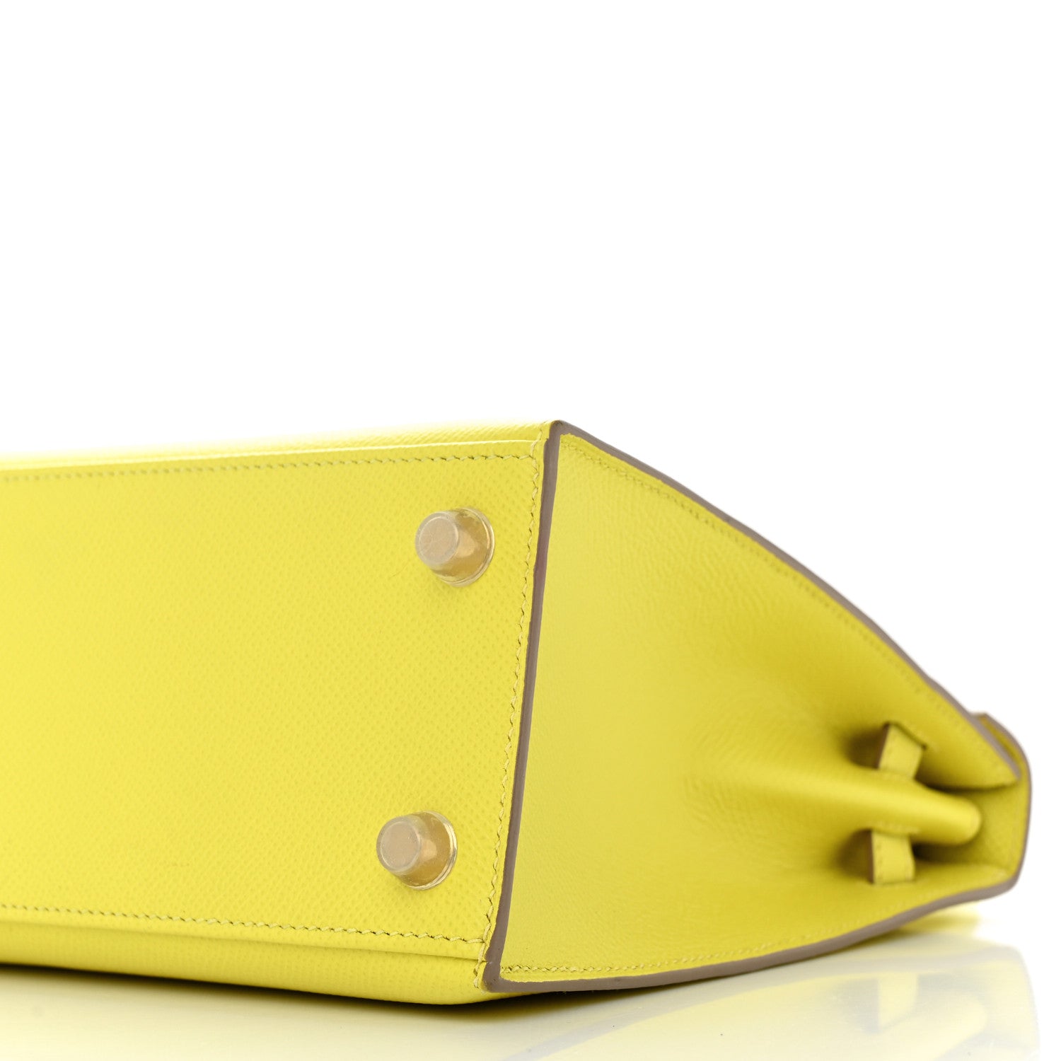 Hermes Epsom Kelly Sellier 25 Lime 10 of 14