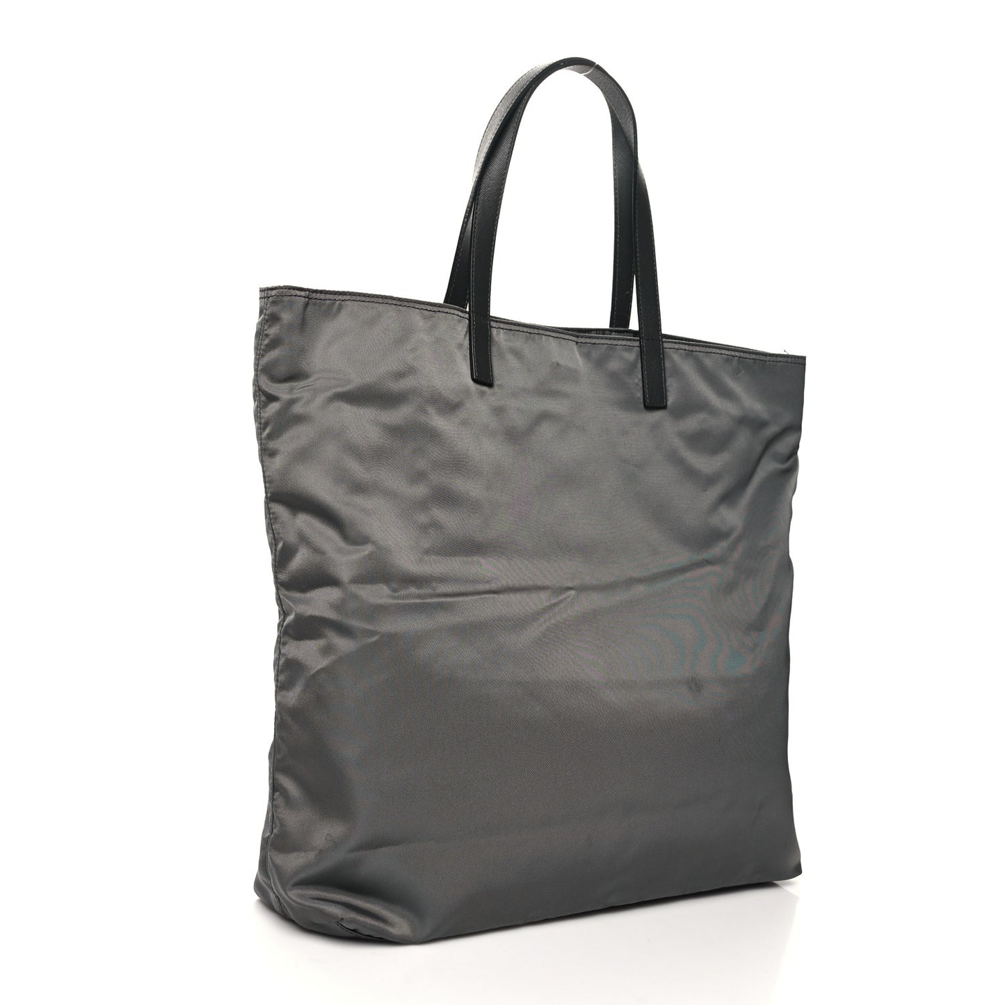 Tessuto Nylon Saffiano Tote Grey