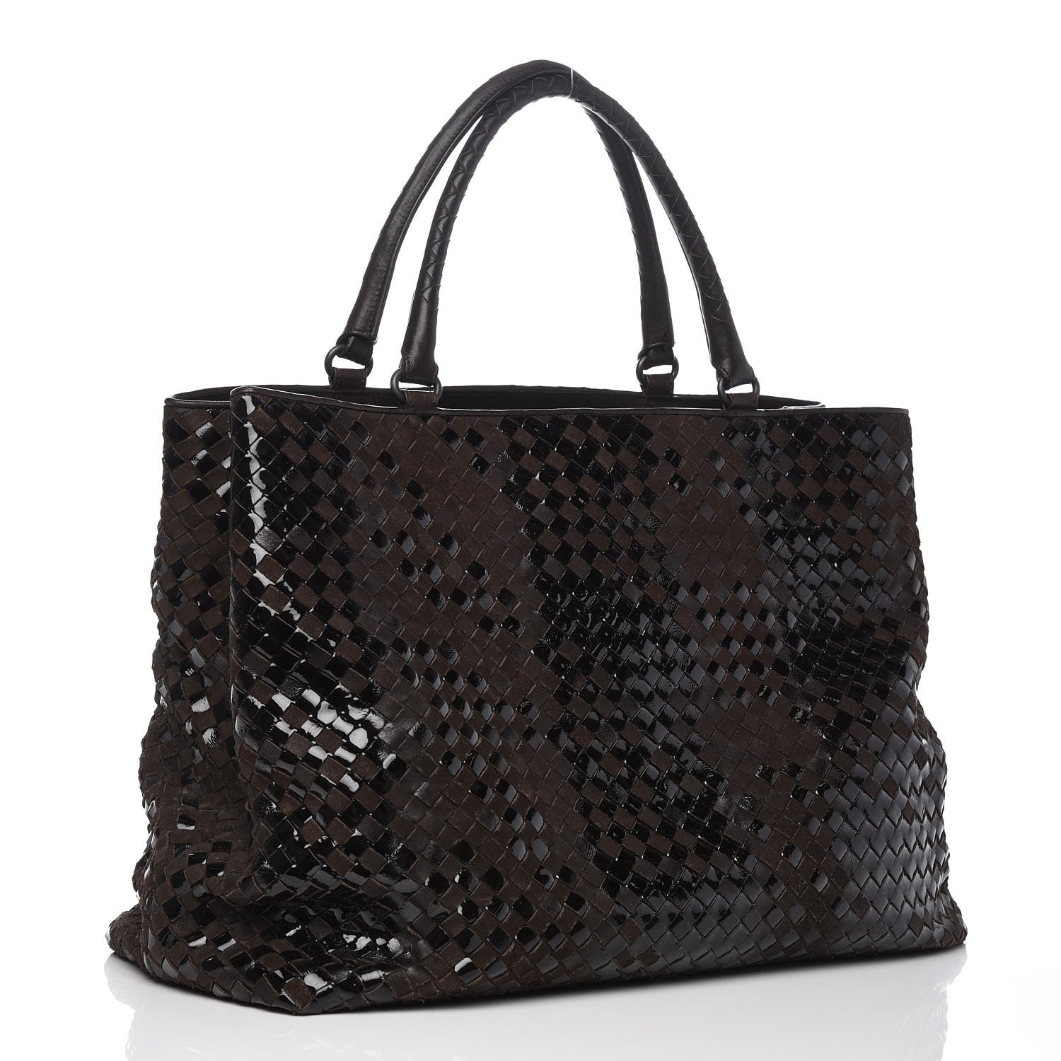 Bottega Veneta Intrecciato Rugiada Vintaga Shopper Moro 3 of 8