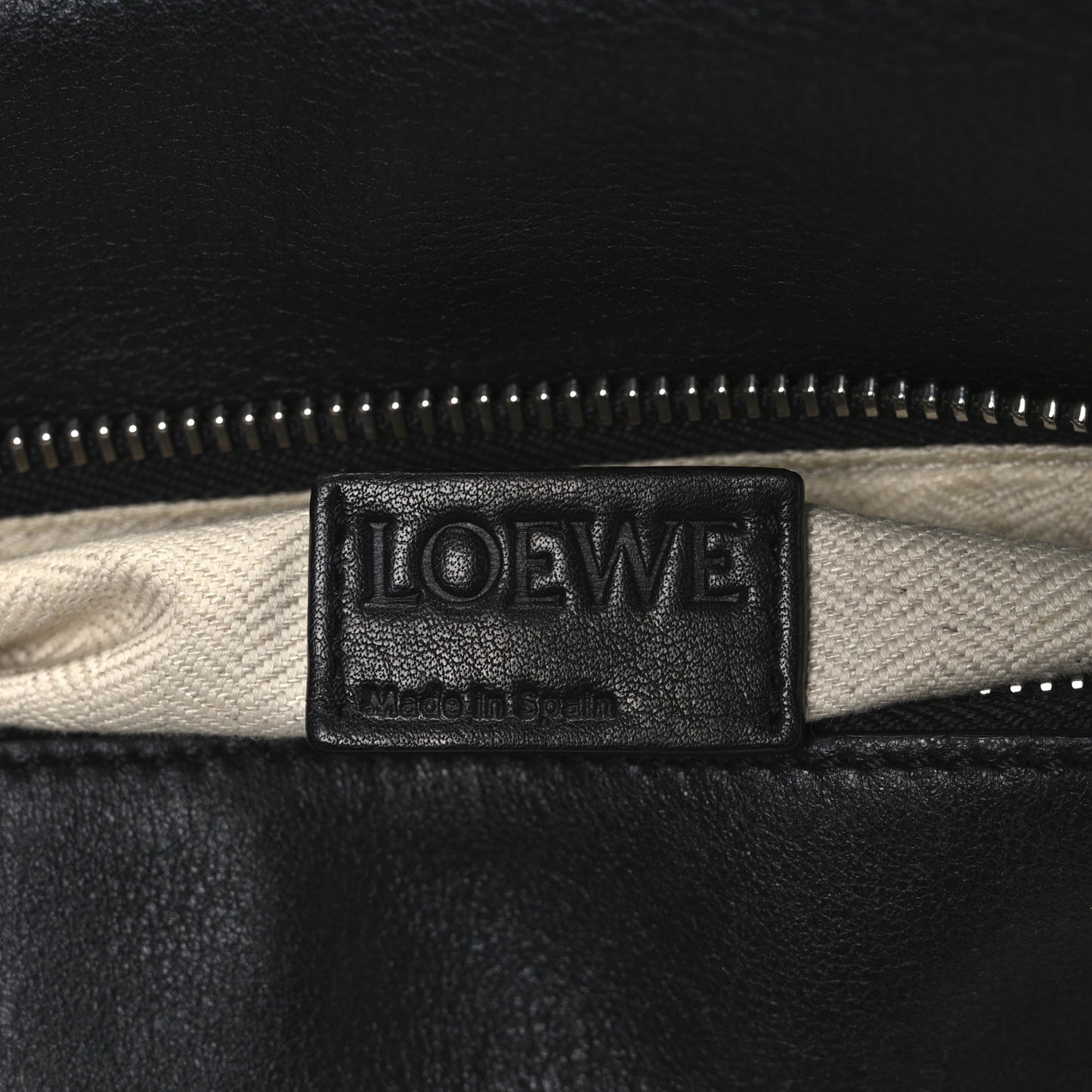 Calfskin Small Puzzle Bag Black