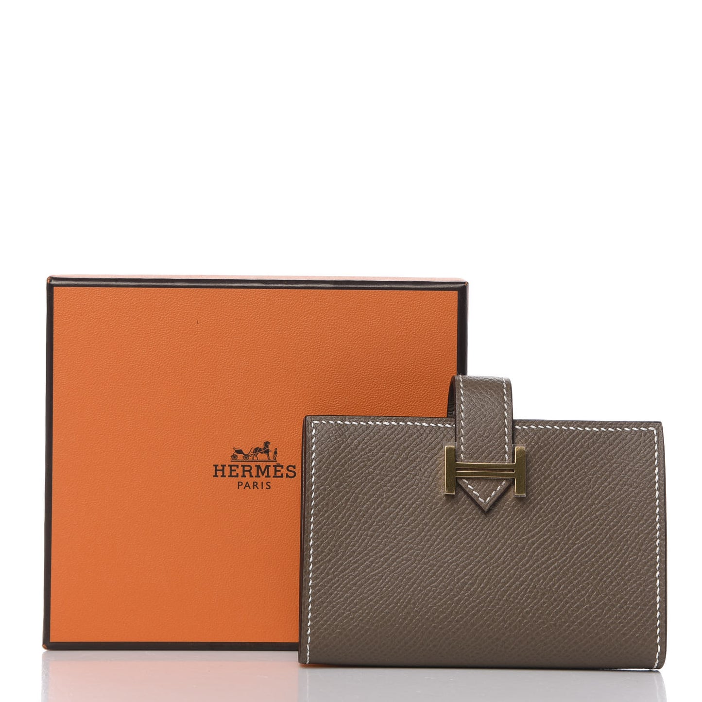 Epsom Bearn Card Holder Wallet Etoupe