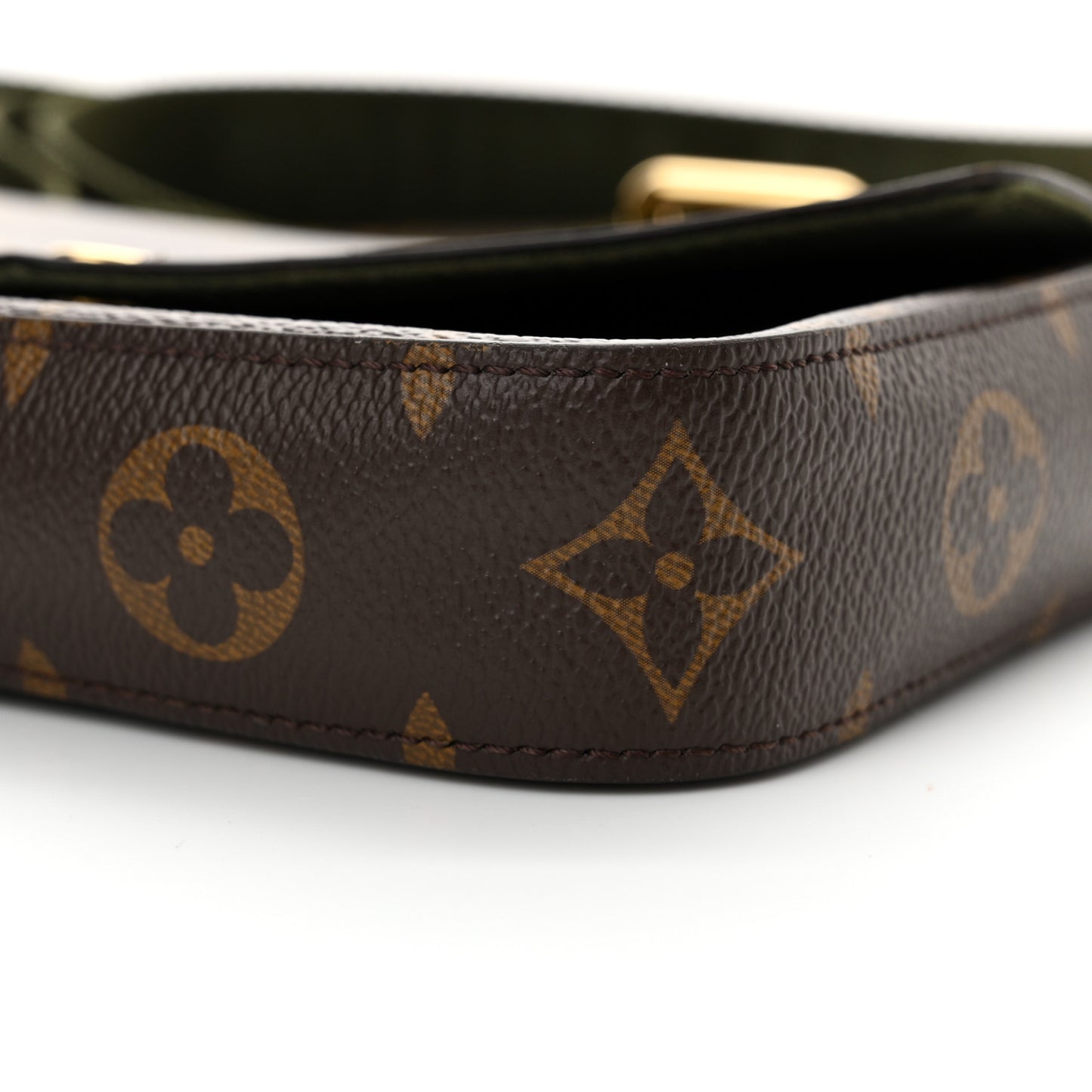 Monogram Felicie Strap & Go Kaki