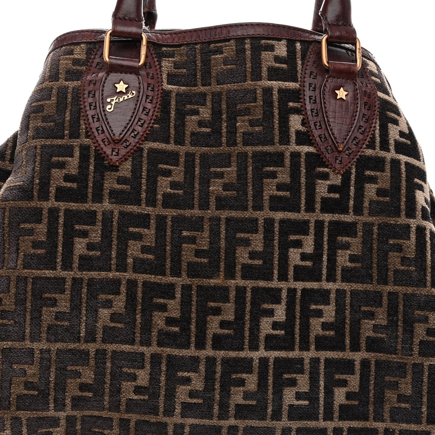 Velvet Zucca Vitello Large Bag De Jour Fango