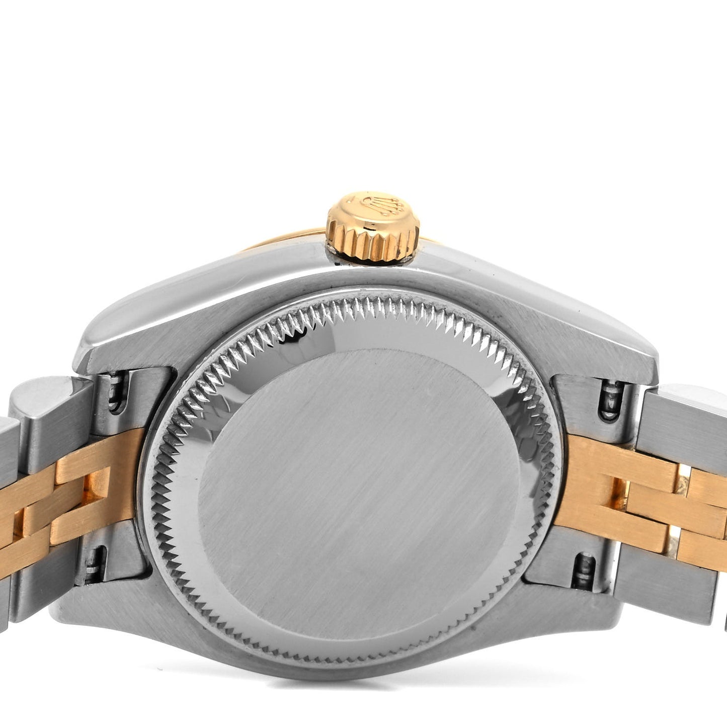 Stainless Steel 18K Yellow Gold Diamond 26mm Oyster Perpetual Datejust Watch Silver 179173