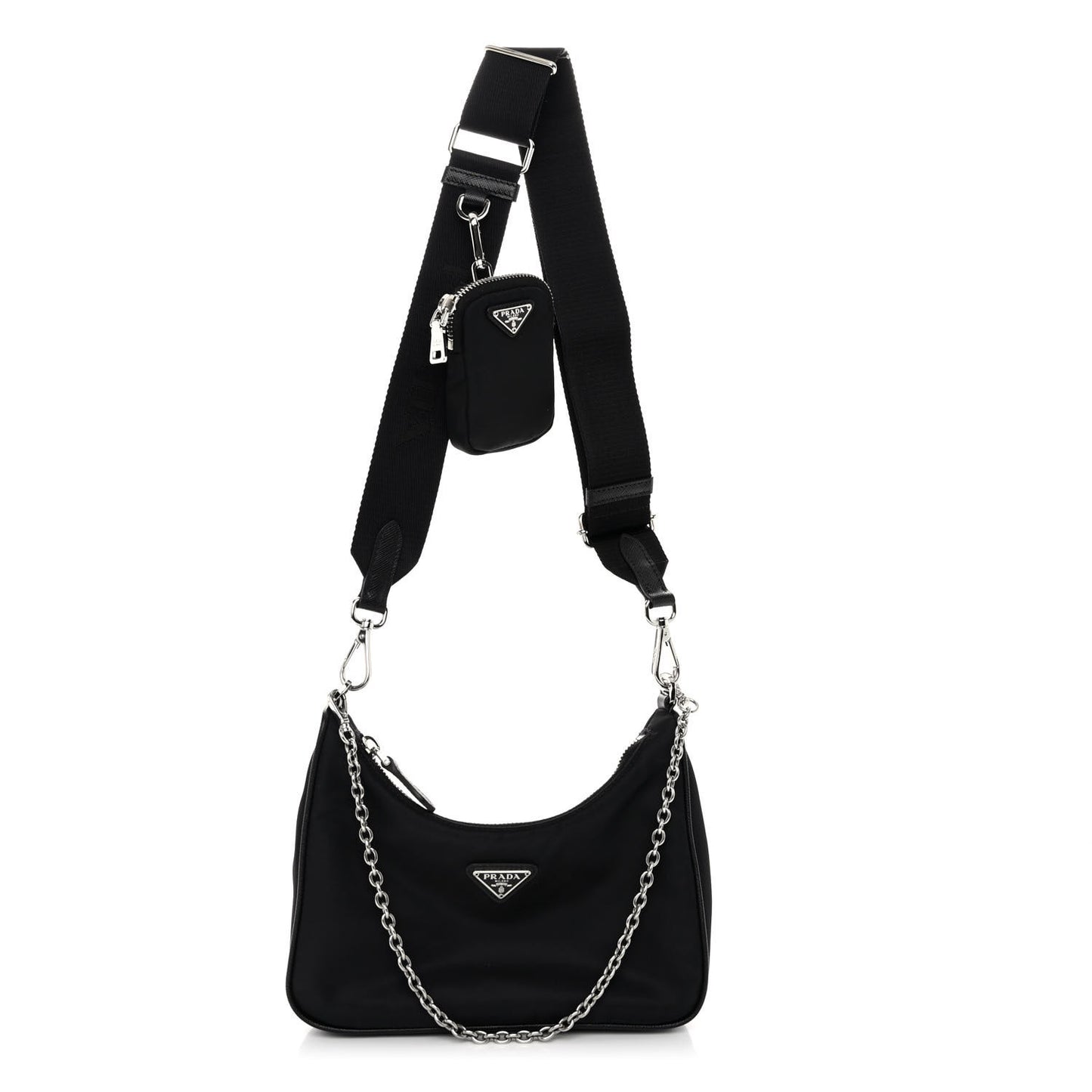 Nylon Re-Edition 2005 Shoulder Bag Black