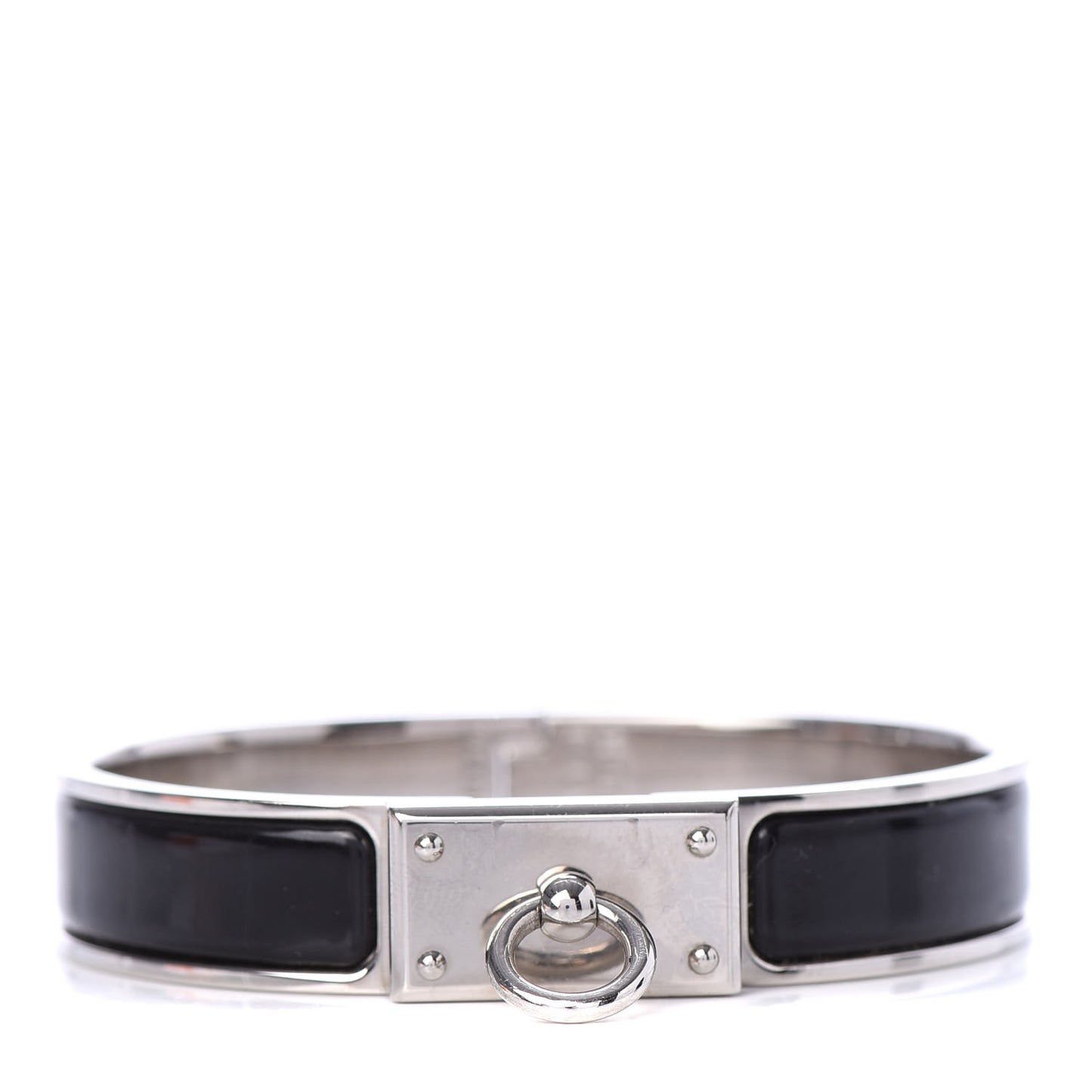 Enamel Clic Anneau Bracelet PM Black