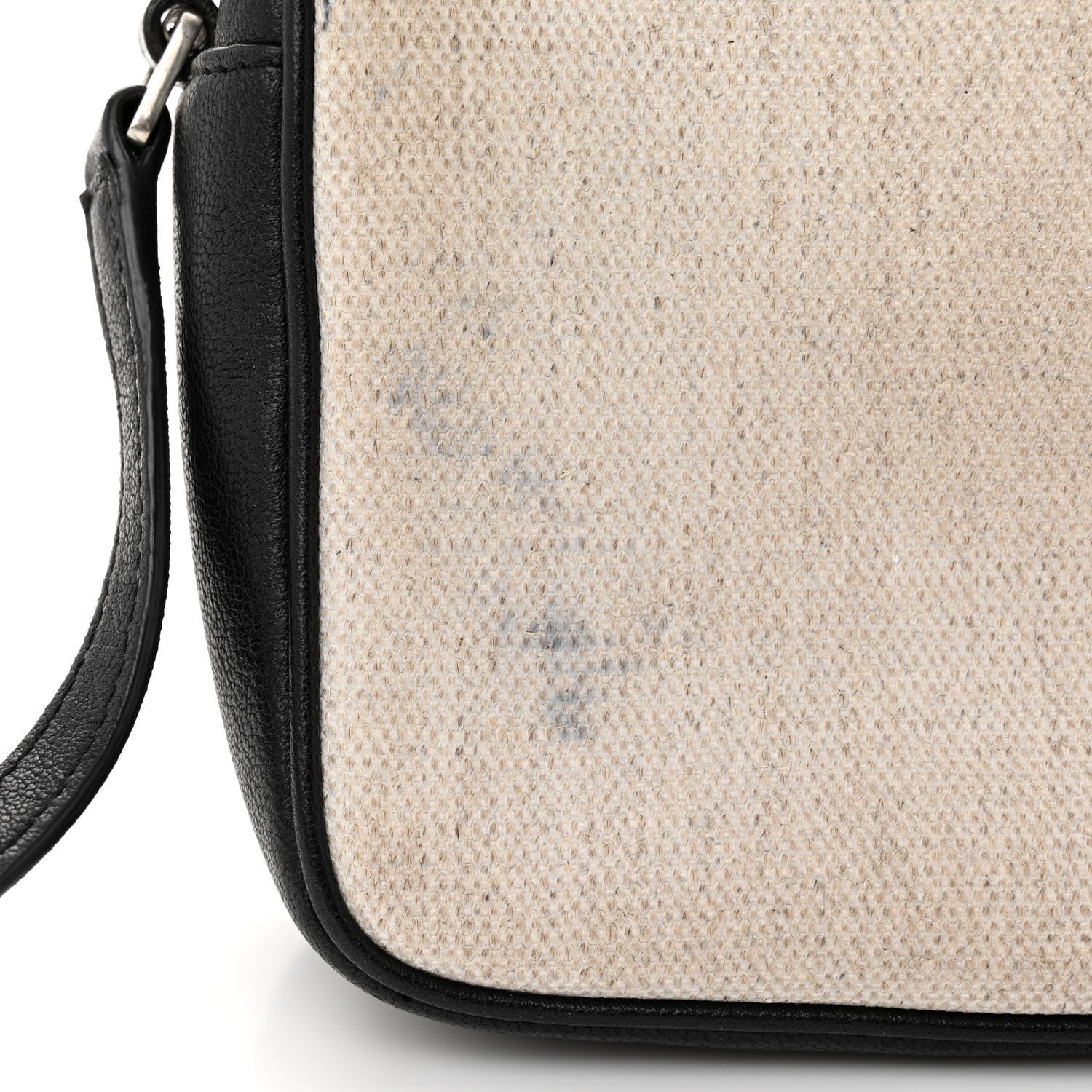 Saint Laurent Linen Canvas Monogram Lou Camera Bag Black 11 of 13