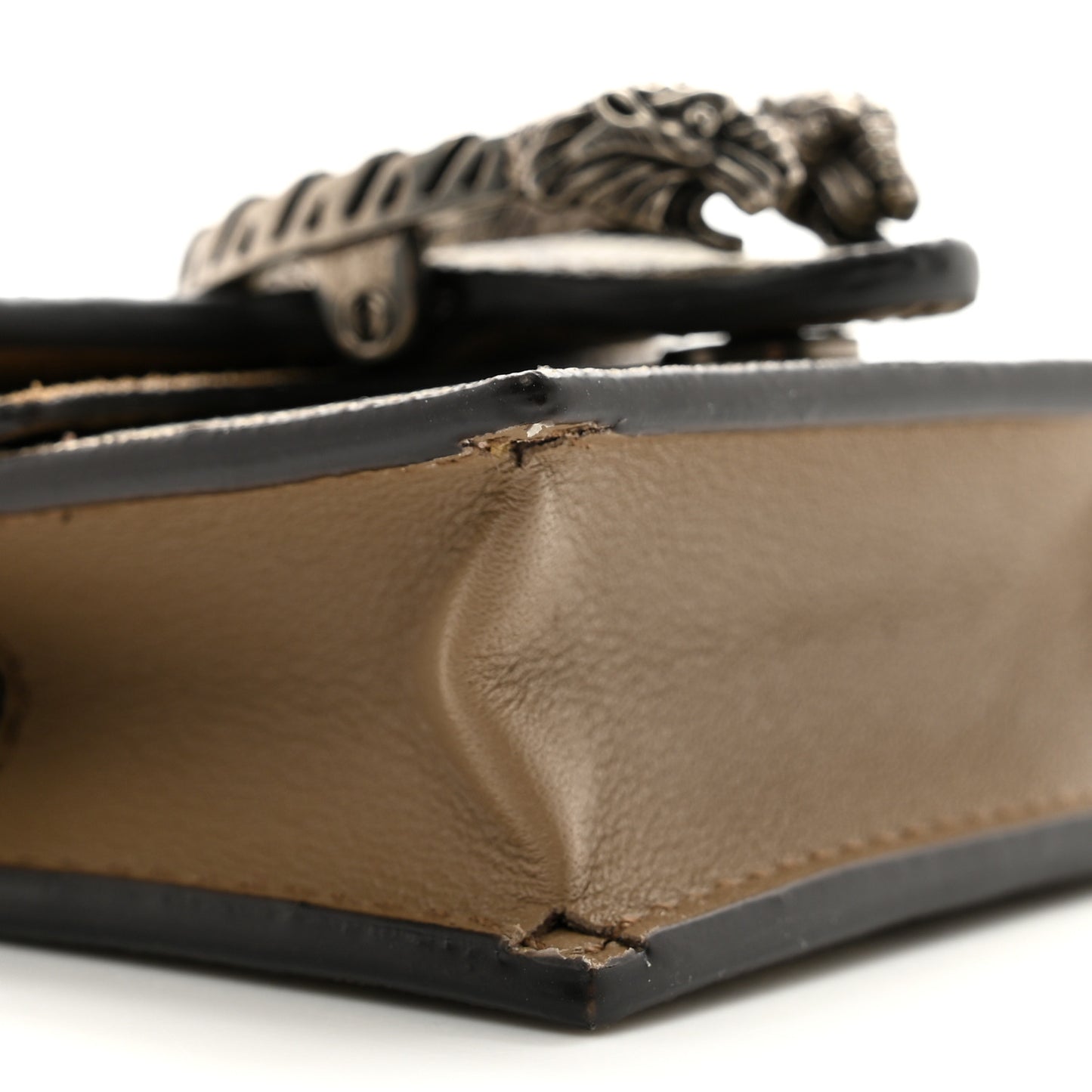 GG Supremem Monogram Suede Cudu Dionysus AirPods Case Beige Ebony Taupe