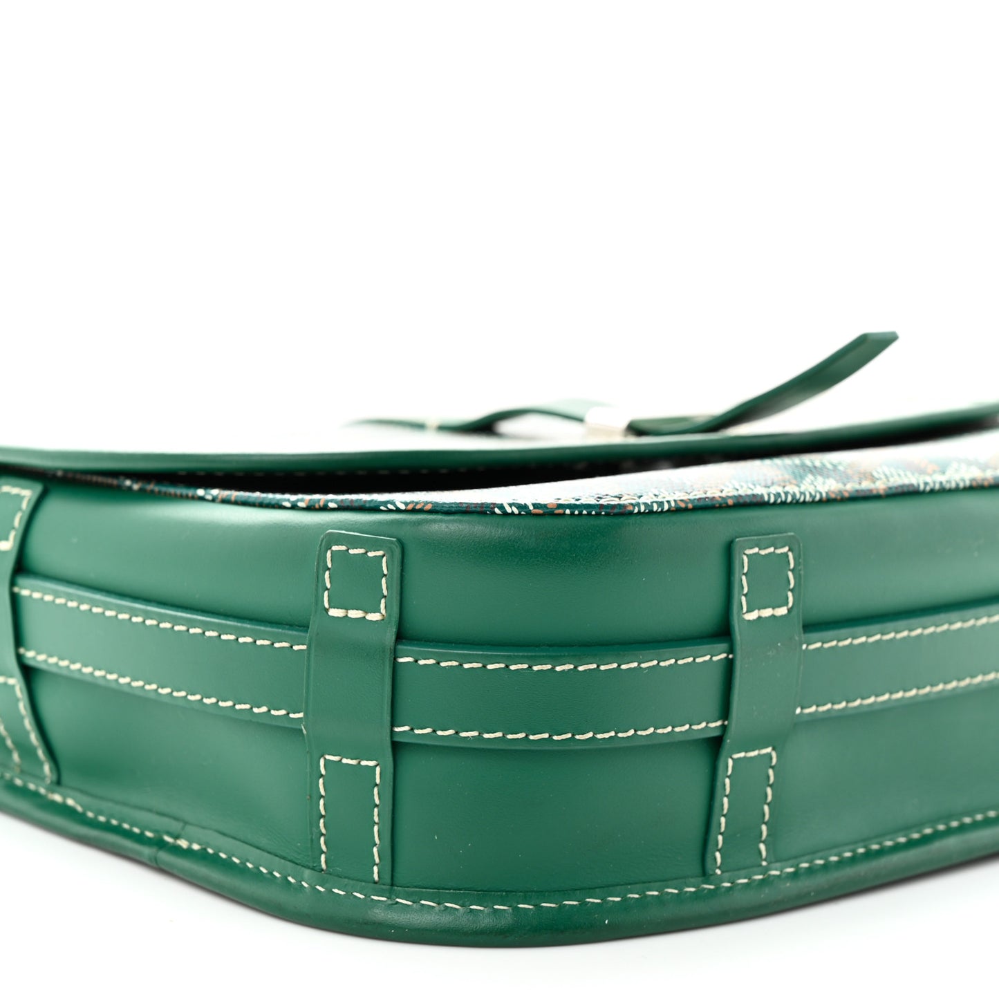 Goyardine Belvedere II PM Messenger Bag Green