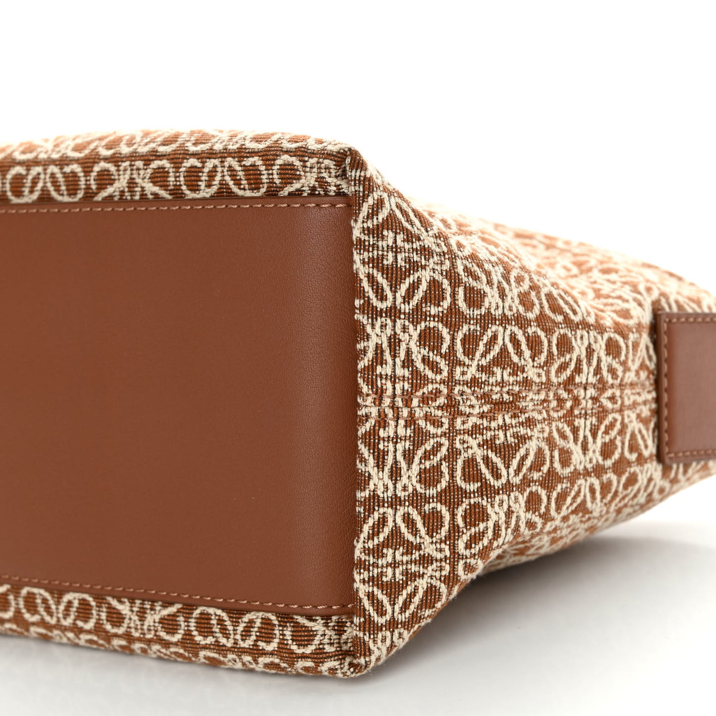 Jacquard Anagram Calfskin Small Cubi Bag Tan Pecan