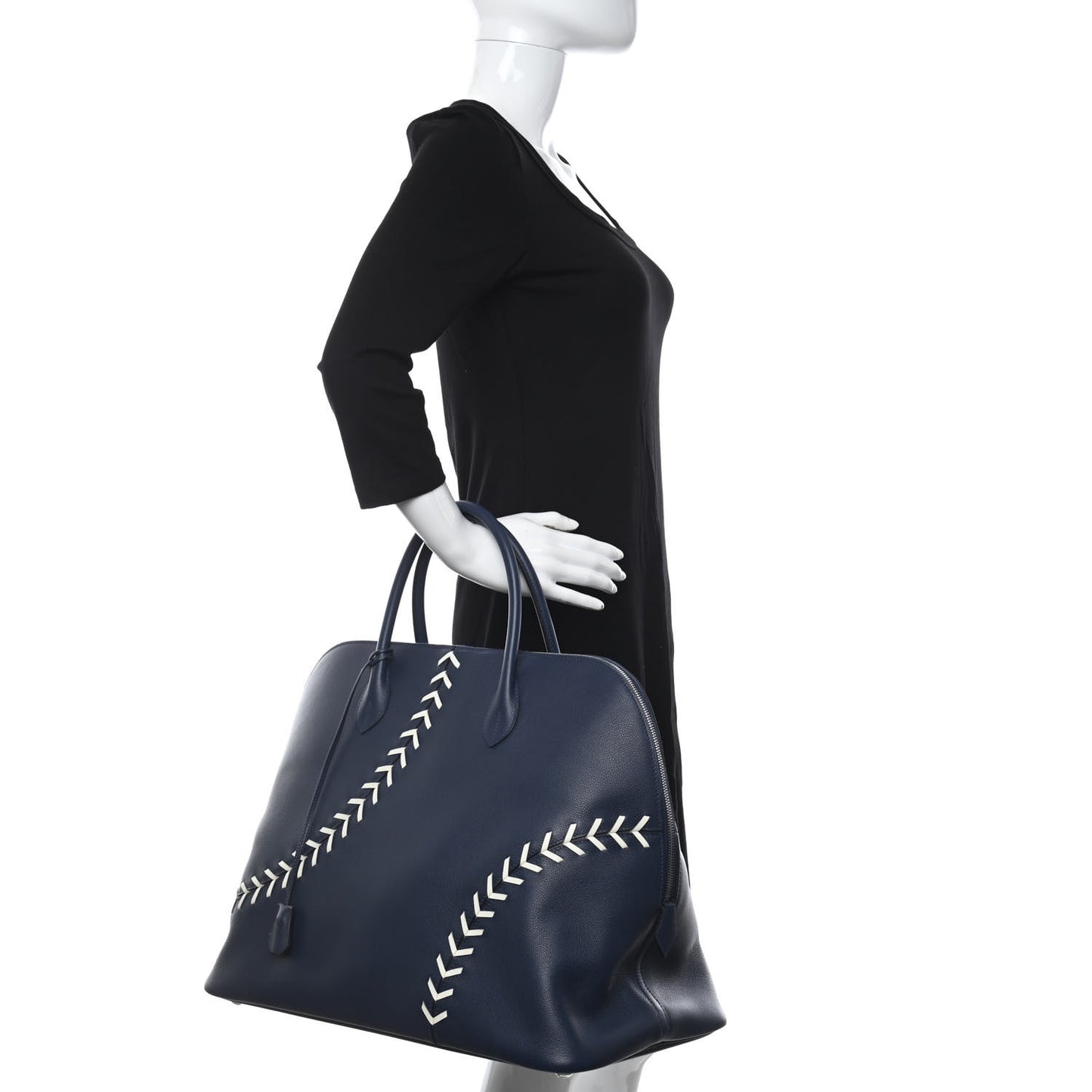 Evercolor 1923 Bolide 45 Baseball Bag Bleu De Malte Blanc