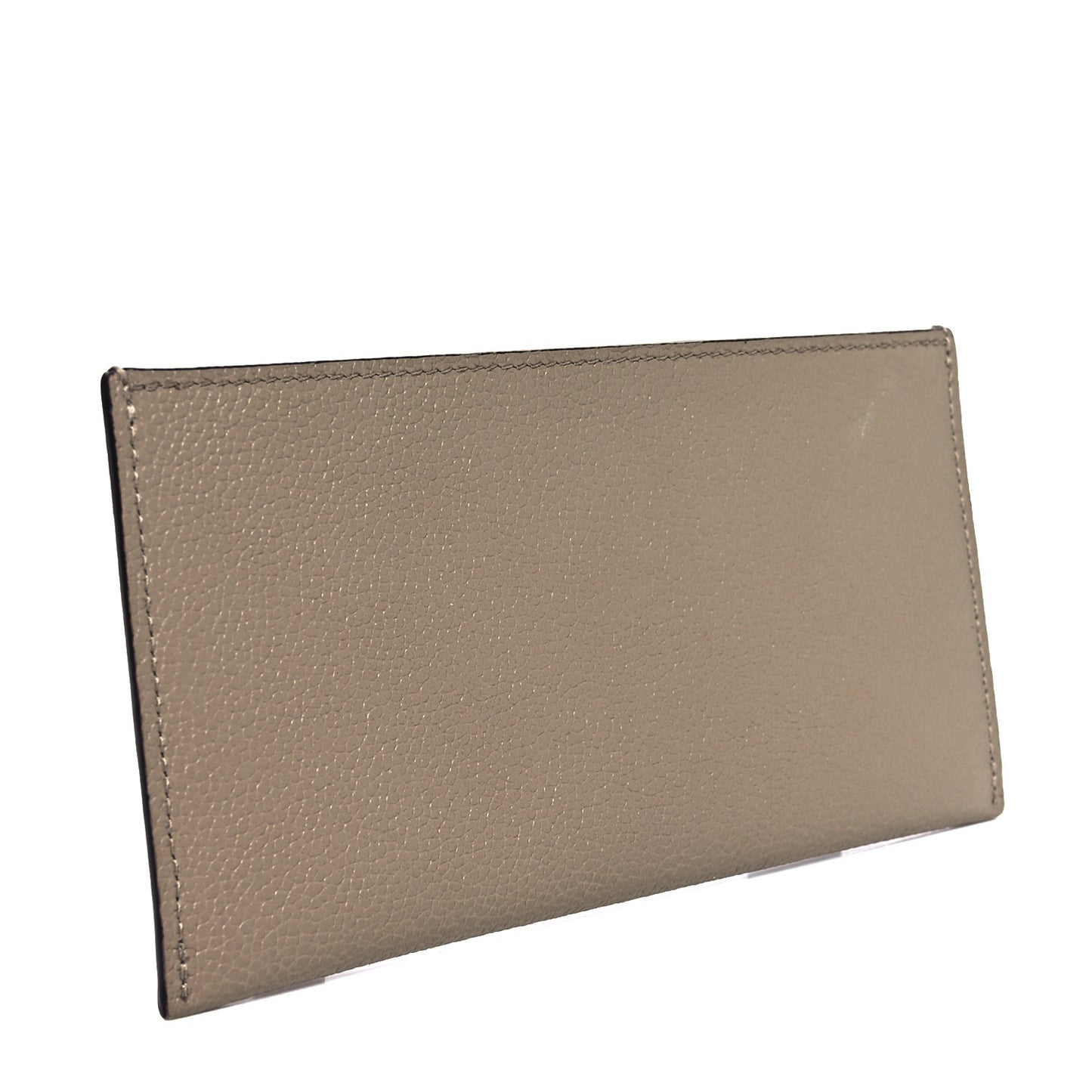 Calfskin Felicie Chain Wallet Card Holder Insert Tourterelle