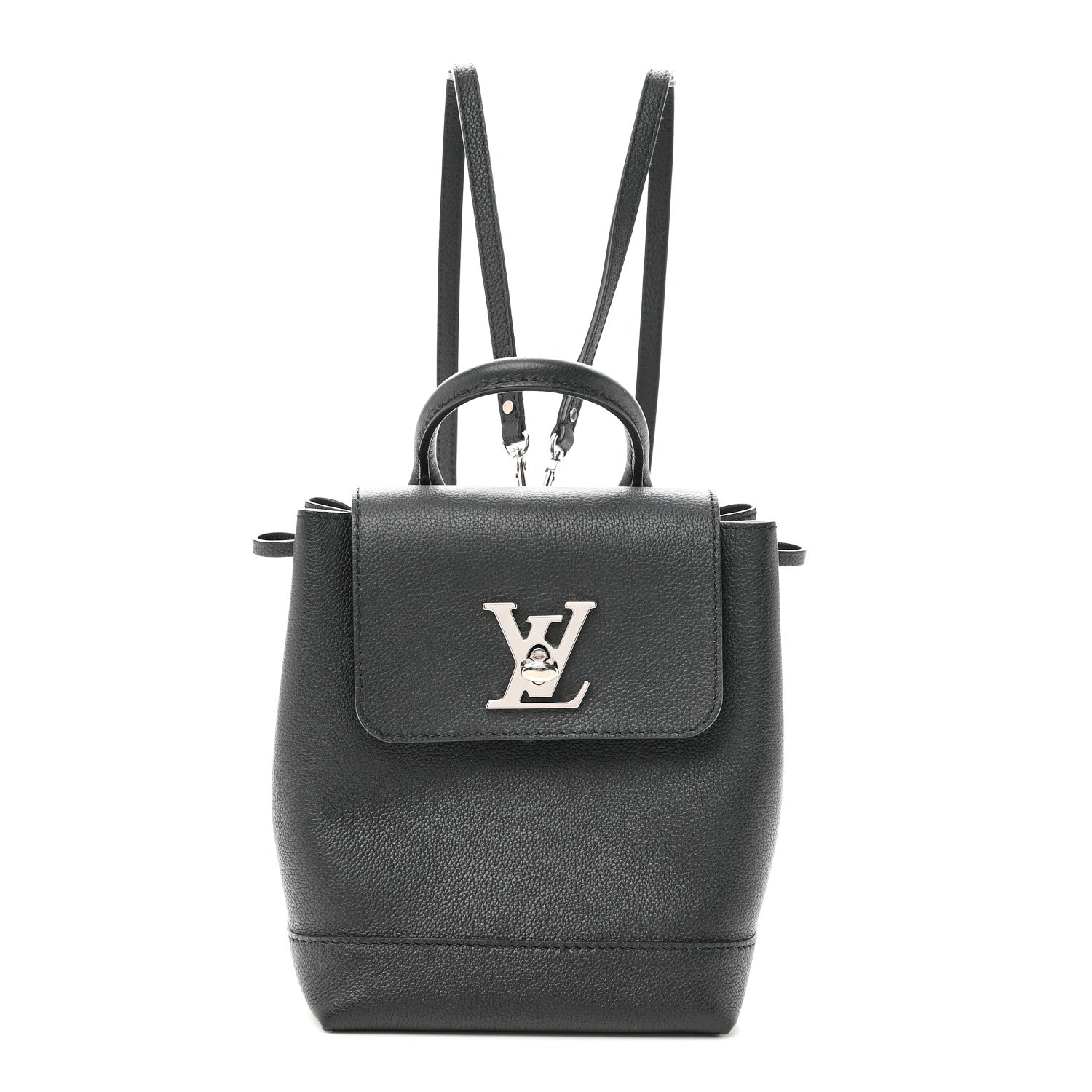 Louis Vuitton Calfskin Lockme Mini Backpack Black 1913494 – FASHIONPHILE