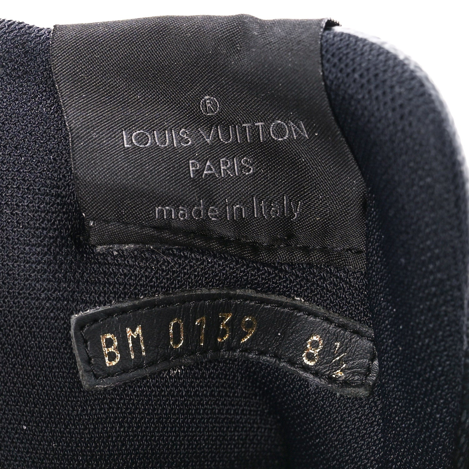 Louis Vuitton Calfskin Damier Graphite Harlem Sneakers 8.5 Black 8 of 8