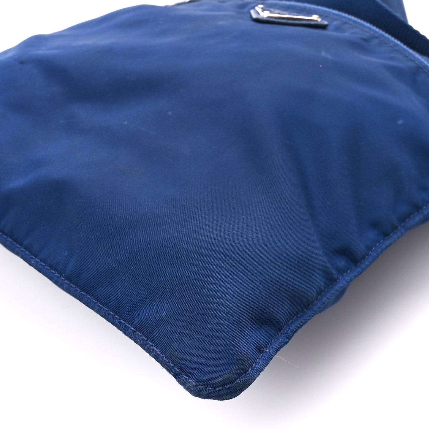 Nylon Vela Flat Messenger Bag Royal