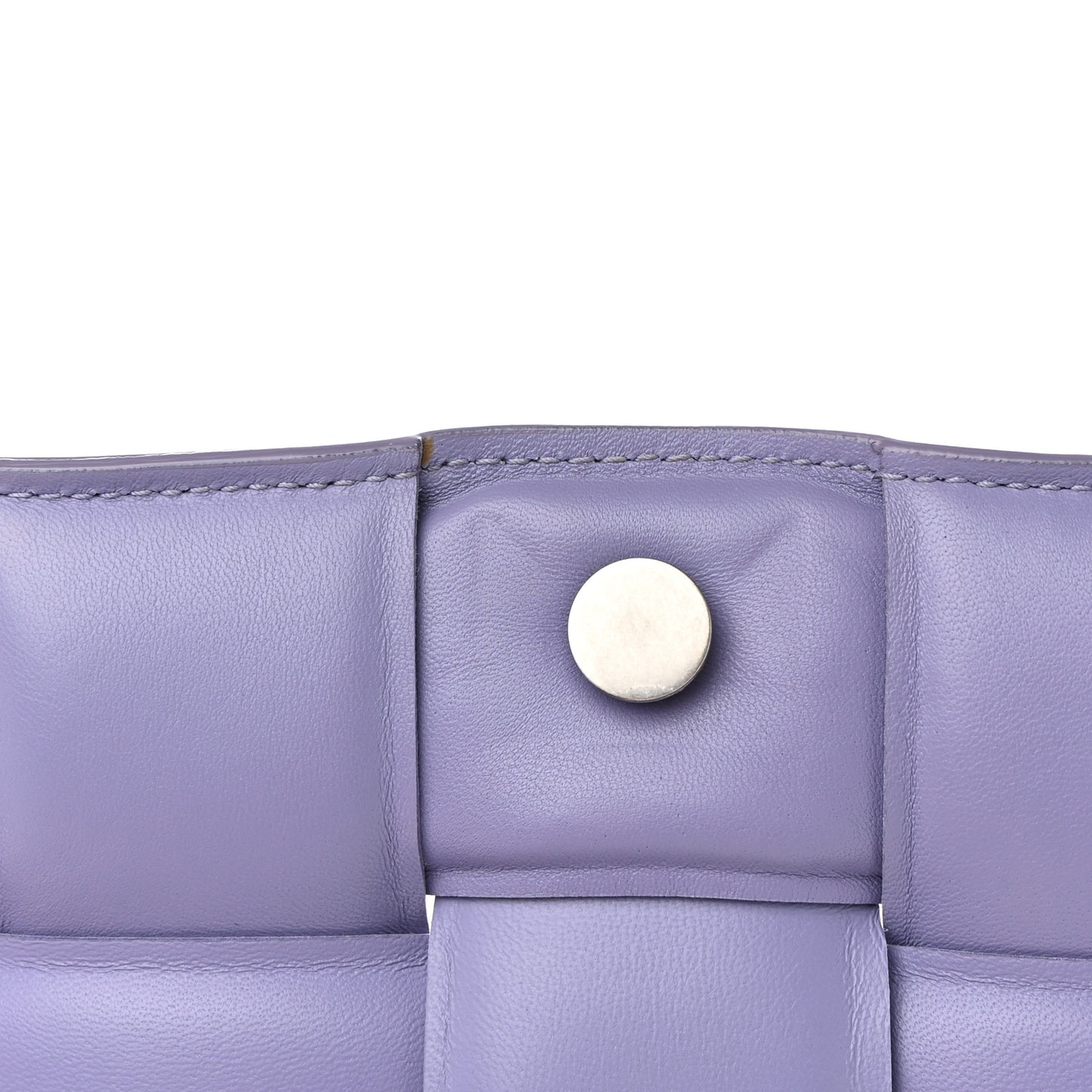 Nappa Maxi Intreccio Padded Cassette Crossbody Bag Lavender