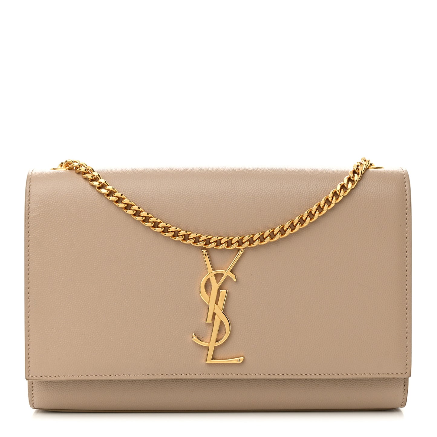 Grain De Poudre Medium Monogram Kate Satchel Nude Powder